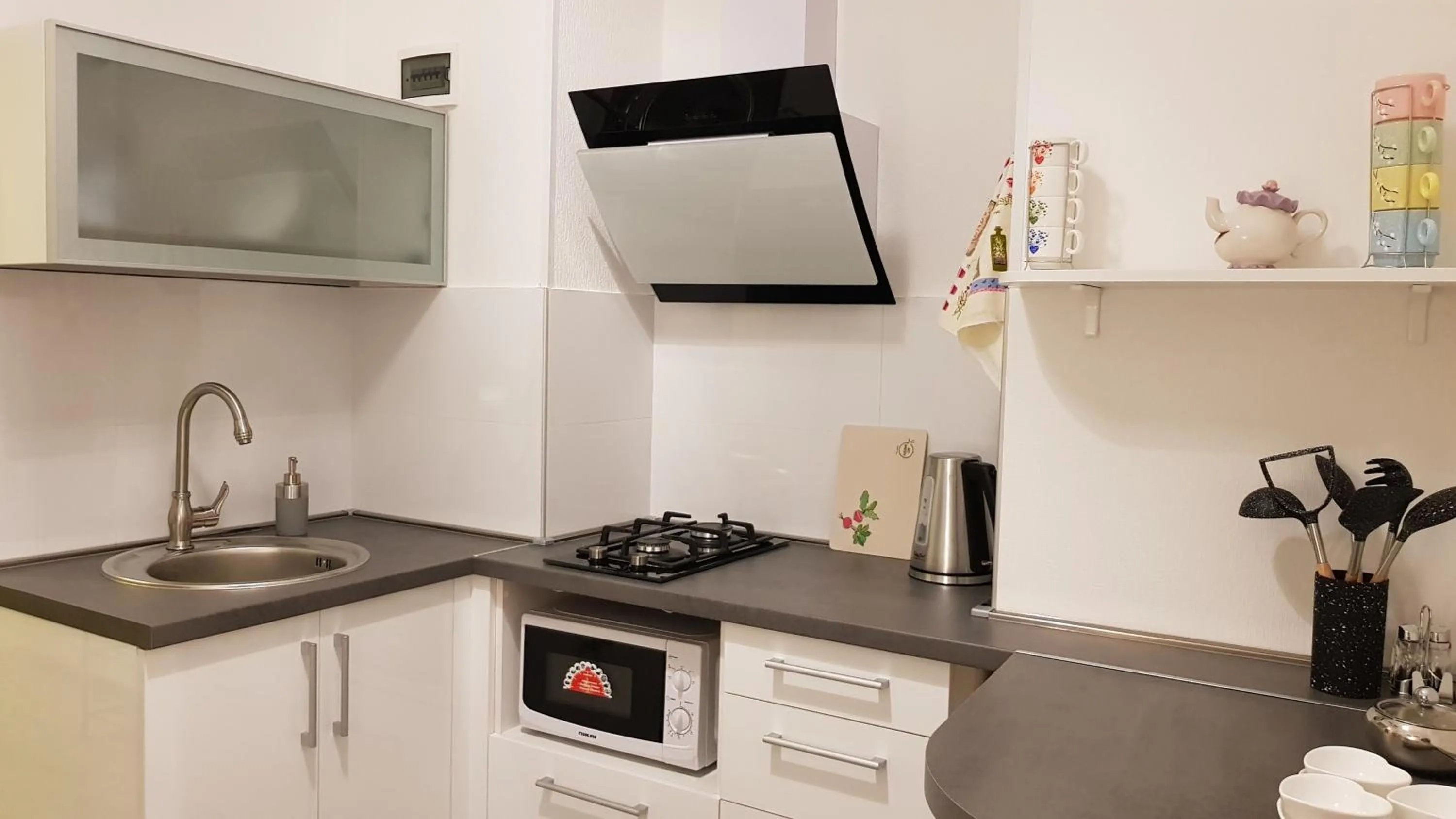 Kitchen or kitchenette in Cozy Apartment in Old Tbilisi