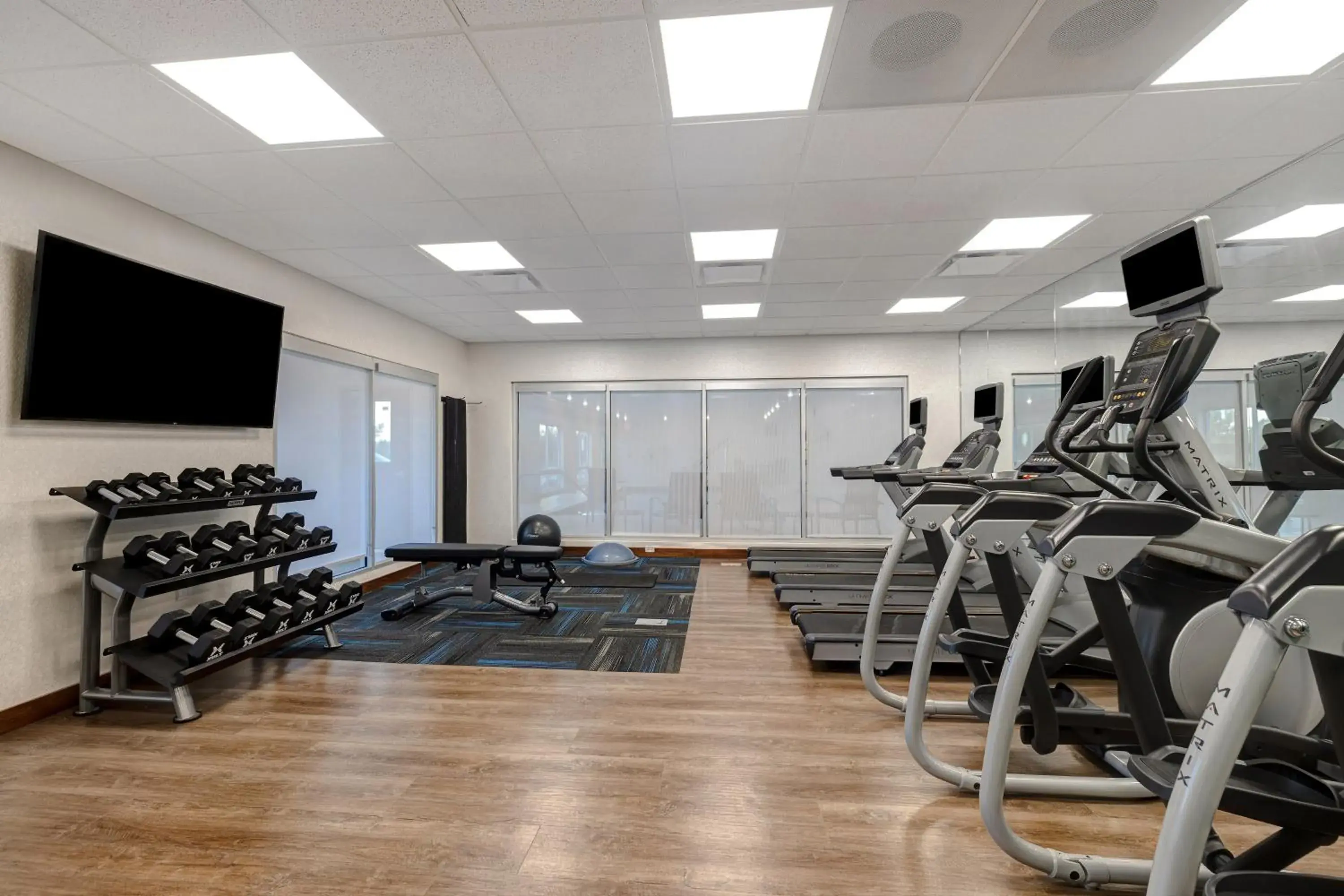 Fitness centre/facilities in Holiday Inn Express & Suites - Brighton by IHG Fitness centre/facilities in Holiday Inn Express & Suites - Brighton by IHG