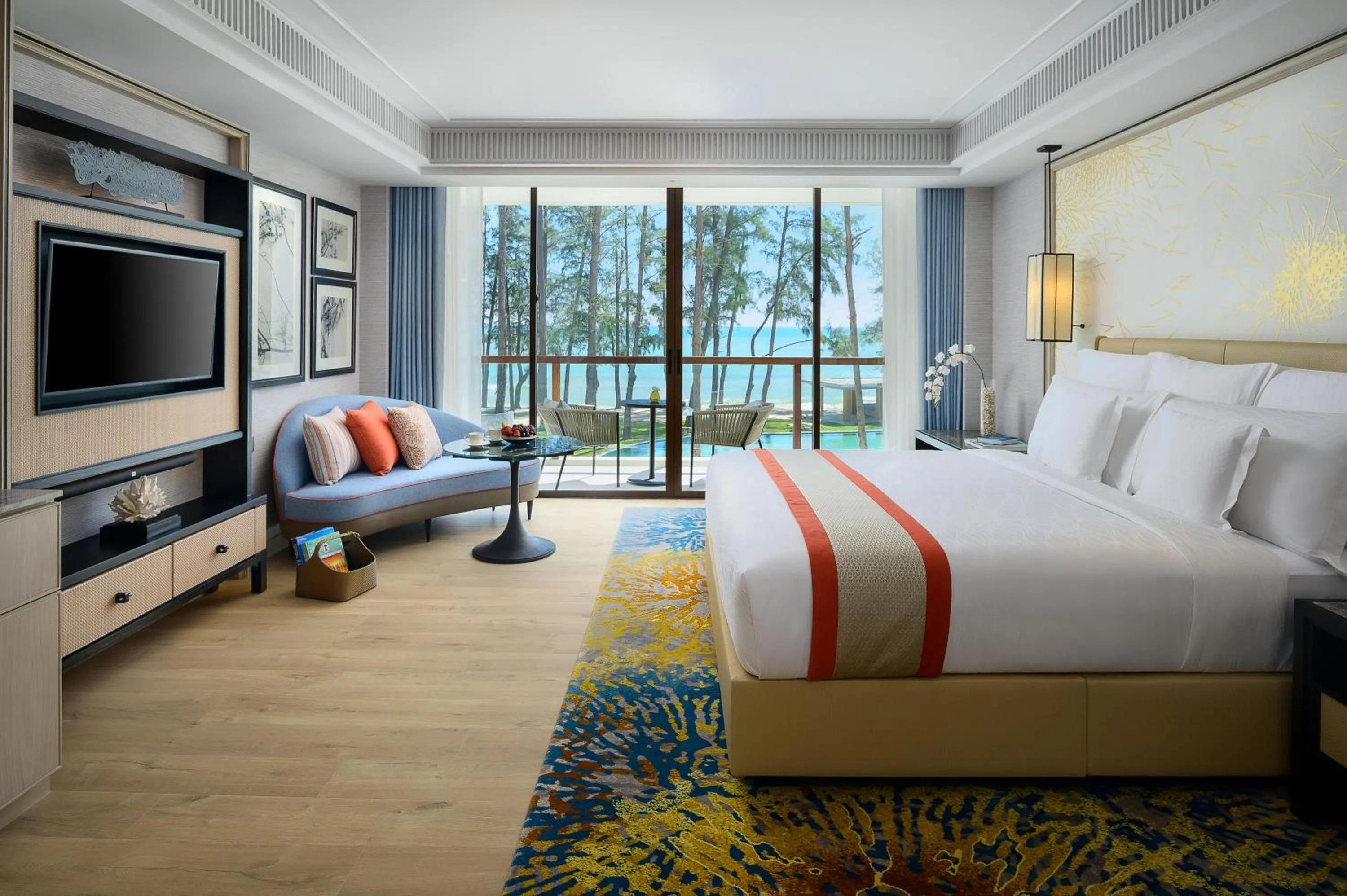 Bed in InterContinental Phuket Resort by IHG