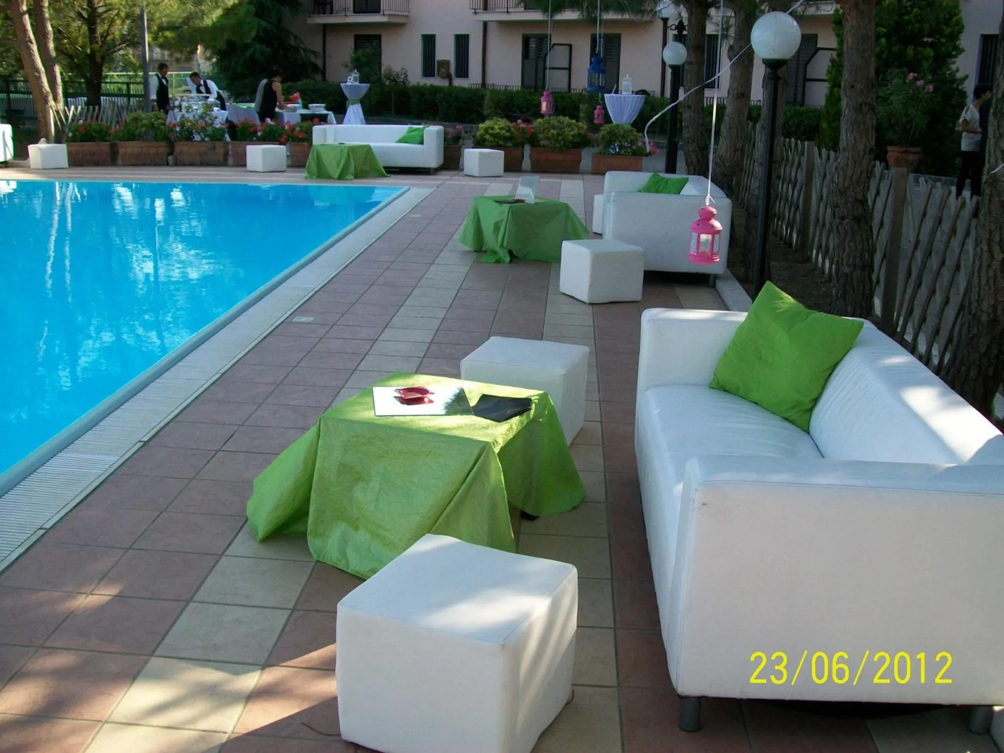 Patio in Hotel Ambasciatori