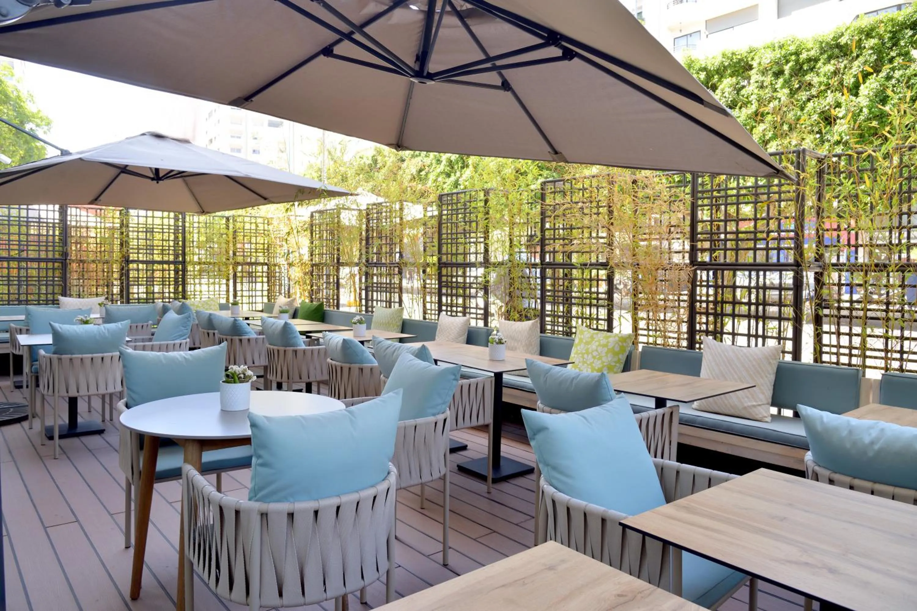 Patio in Aparthotel Adagio Premium Casablanca City Center