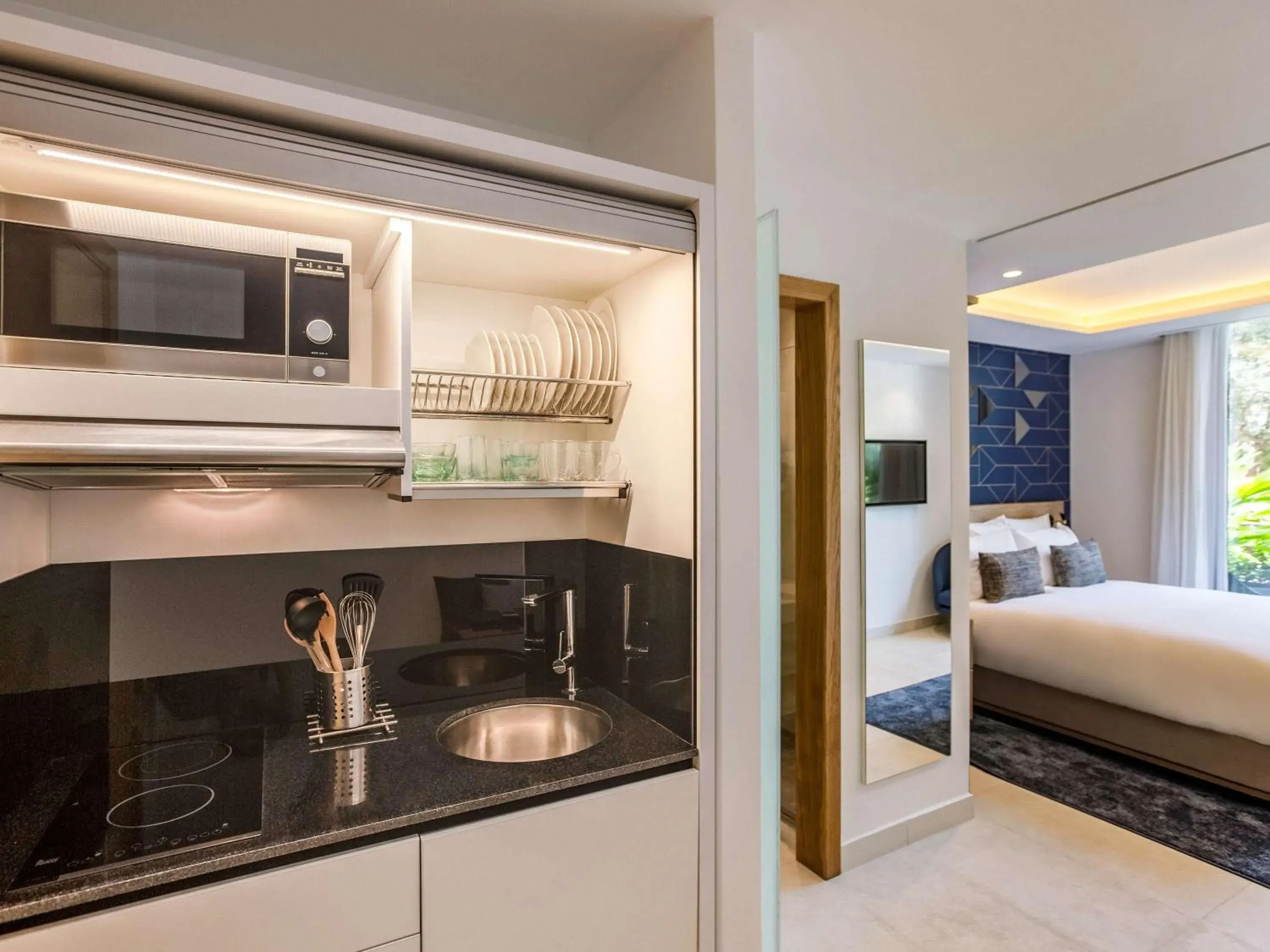 Photo of the whole room, Bed in Aparthotel Adagio Premium Casablanca City Center Photo of the whole room, Bed in Aparthotel Adagio Premium Casablanca City Center