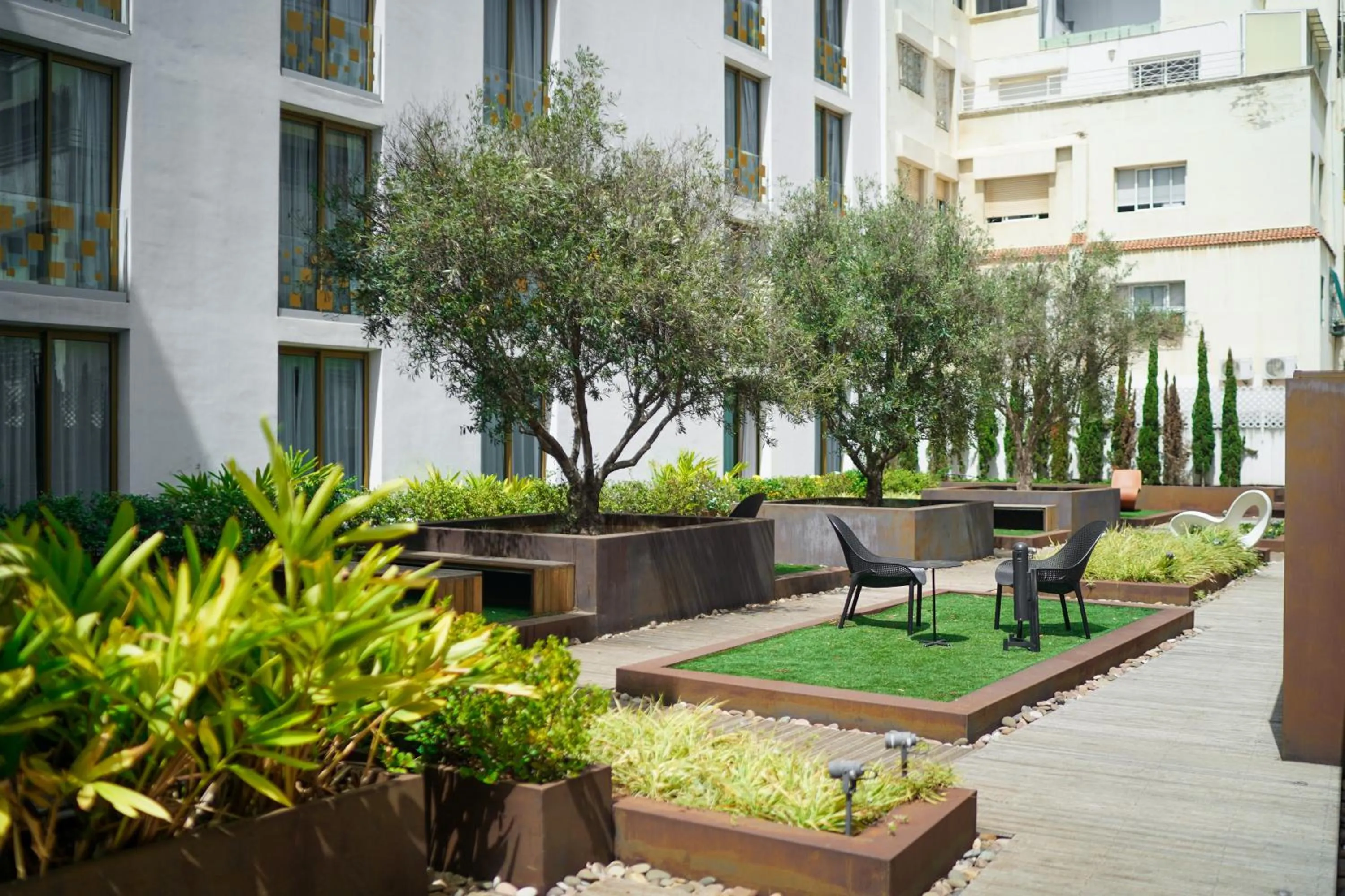 Garden in Aparthotel Adagio Premium Casablanca City Center