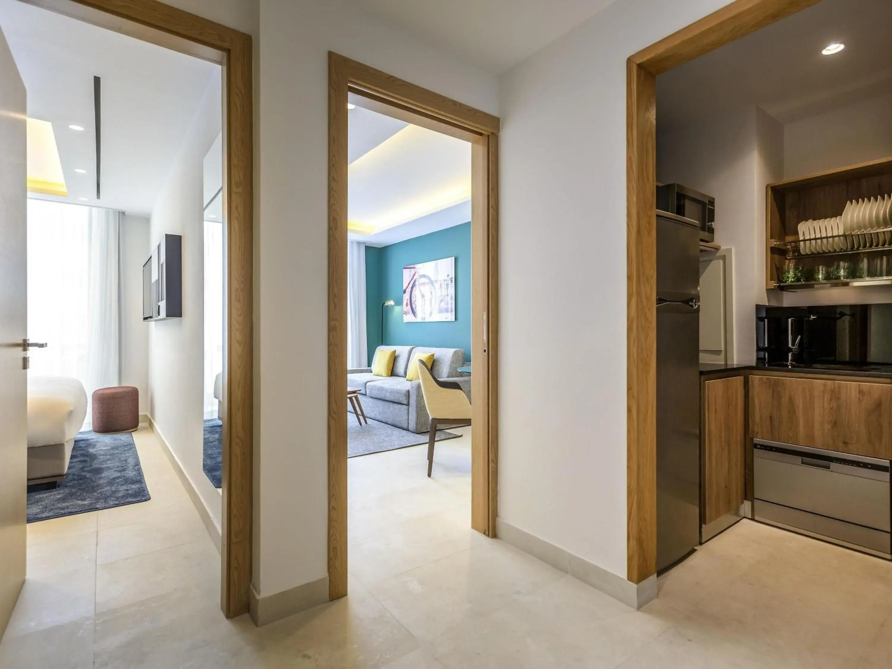 Bedroom in Aparthotel Adagio Premium Casablanca City Center Bedroom in Aparthotel Adagio Premium Casablanca City Center