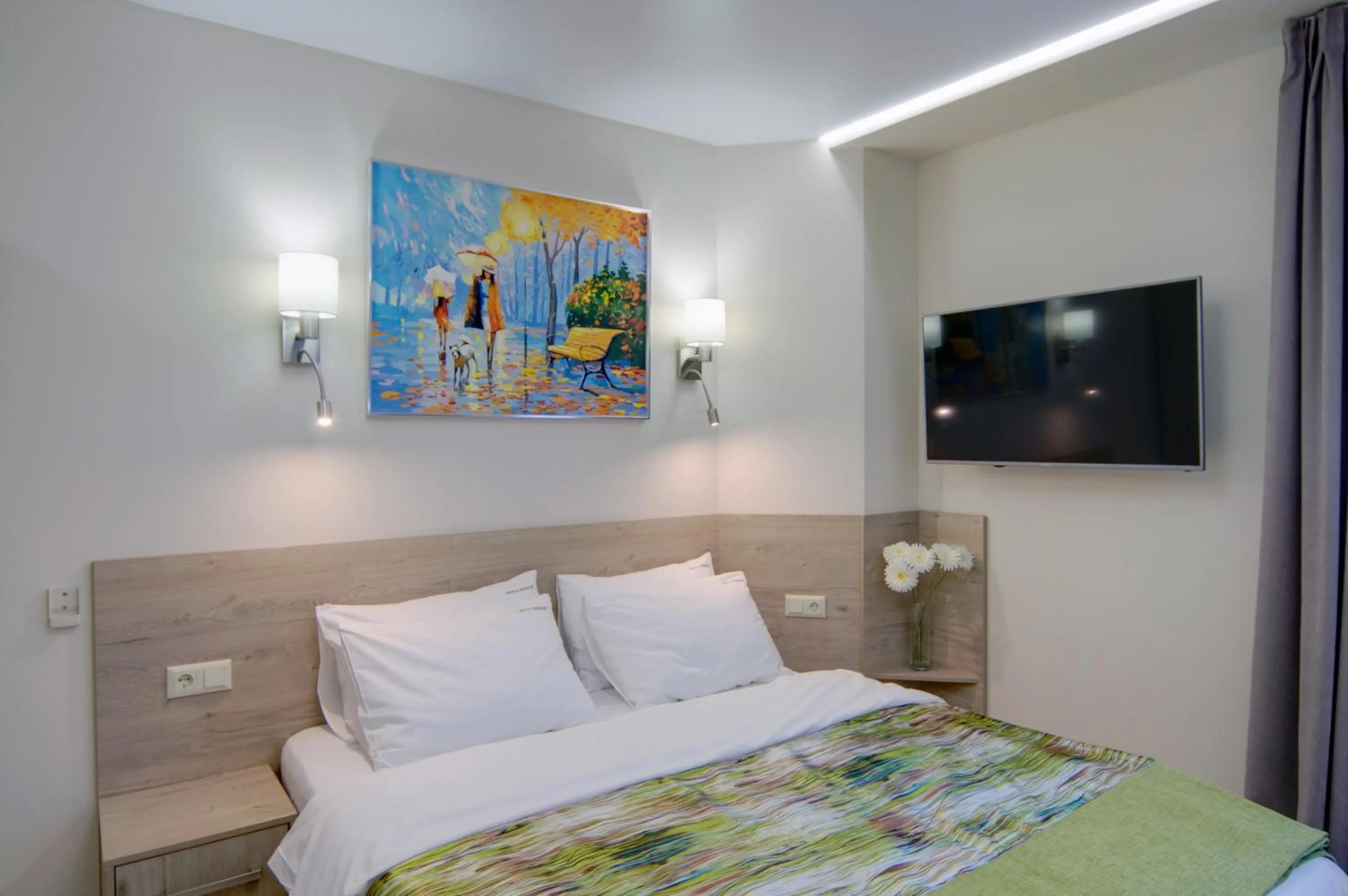 Bed in Arena Summit Apart Hotel