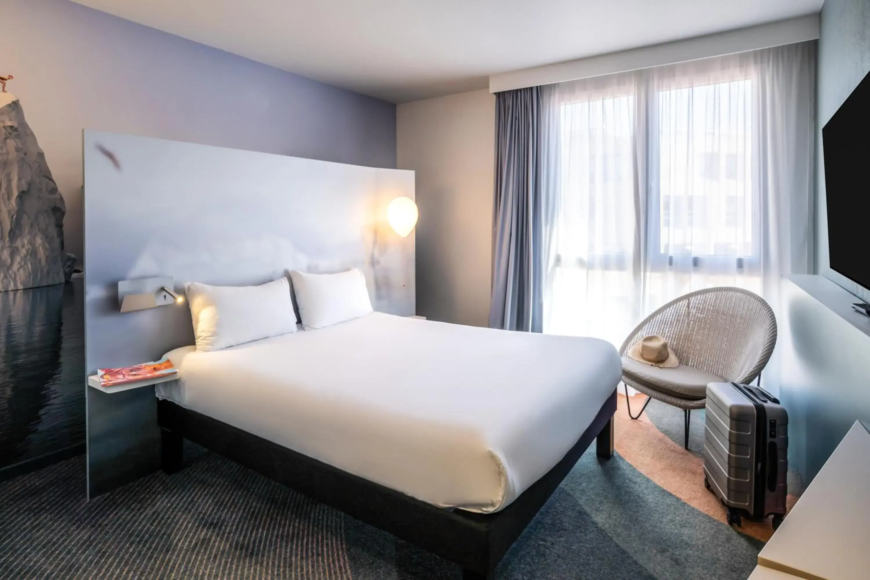 Bed in ibis Styles Toulon Centre Port Bed in ibis Styles Toulon Centre Port