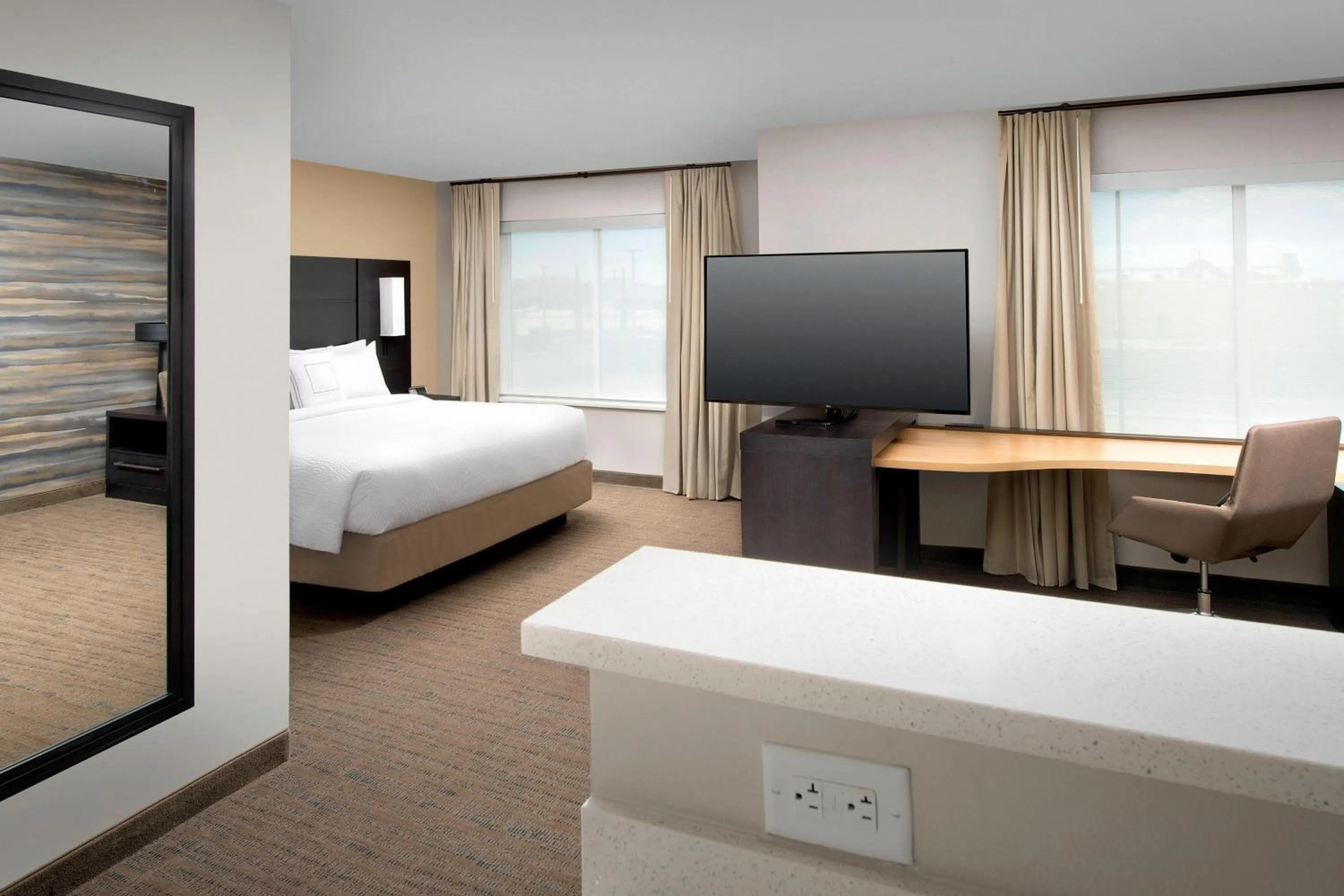 Photo of the whole room, Bed in Residence Inn by Marriott Lubbock Southwest