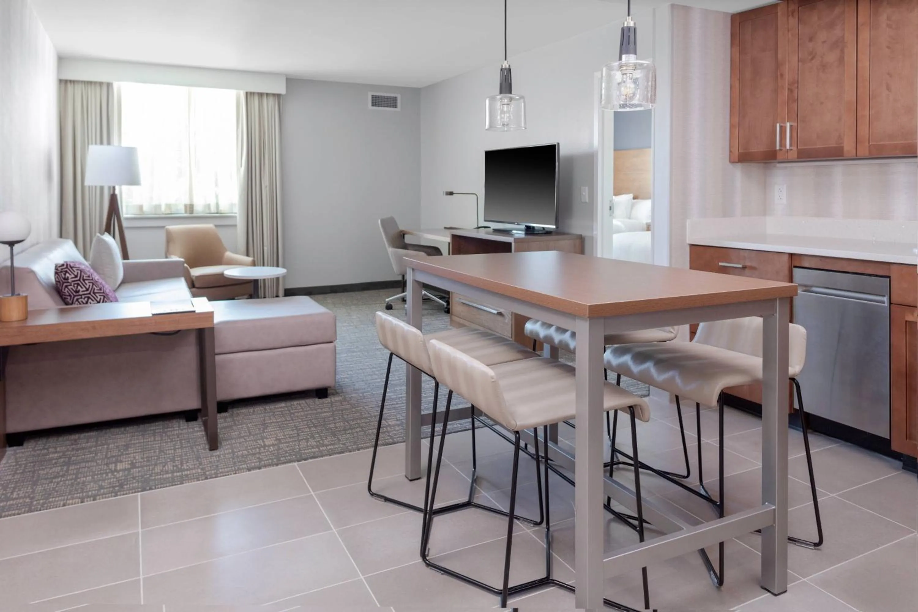 Living room in Residence Inn by Marriott Virginia Beach Town Center