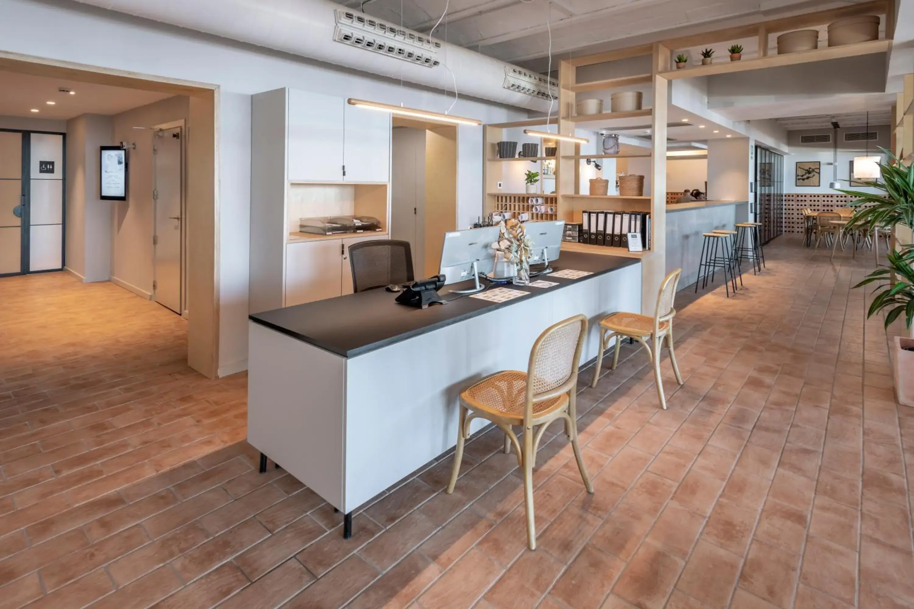 Lobby or reception in GHT Miratge - Only Adults 18 and up Lobby or reception in GHT Miratge - Only Adults 18 and up