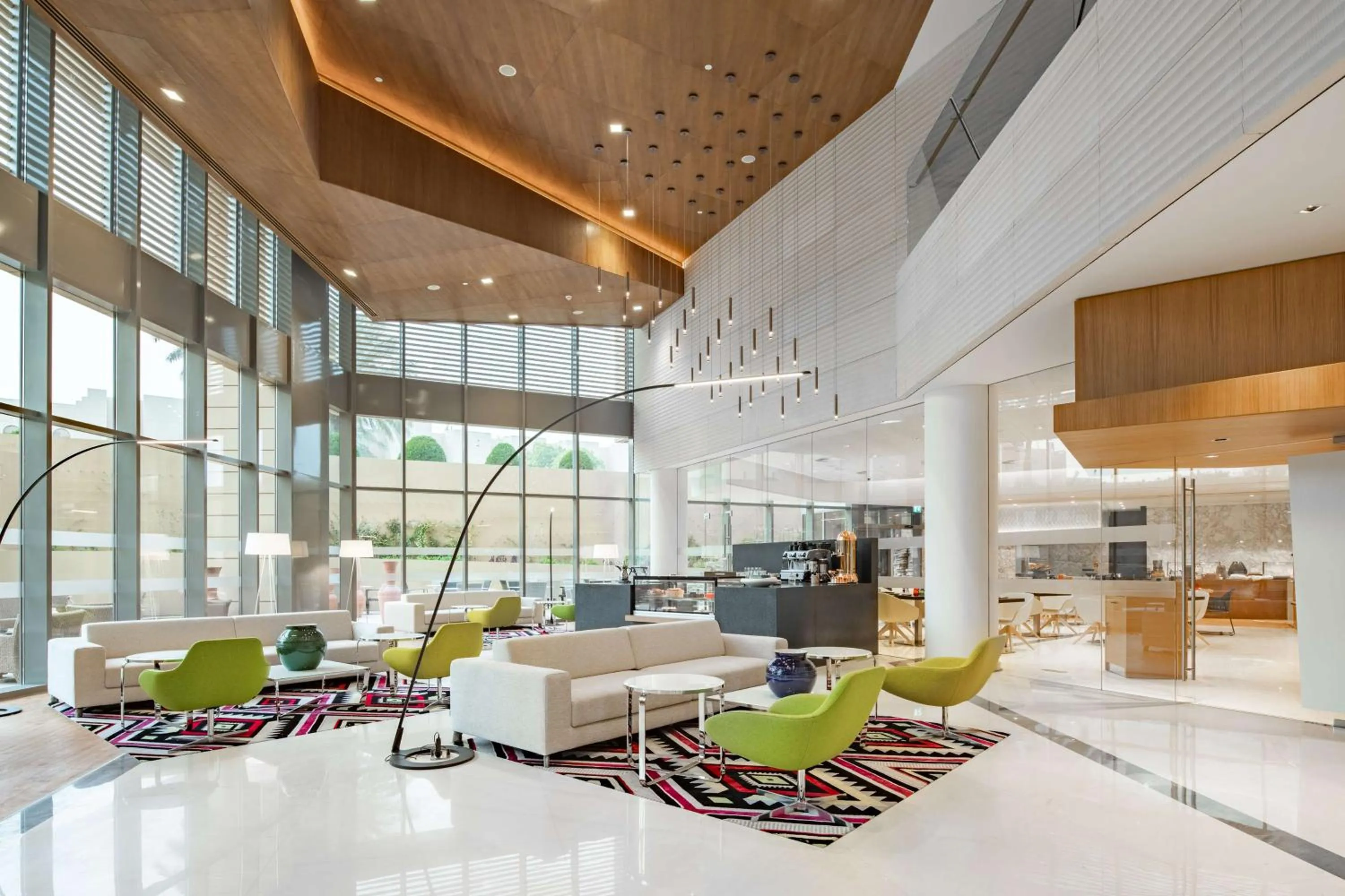 Lobby or reception in Radisson Blu Hotel & Residence, Riyadh Diplomatic Quarter