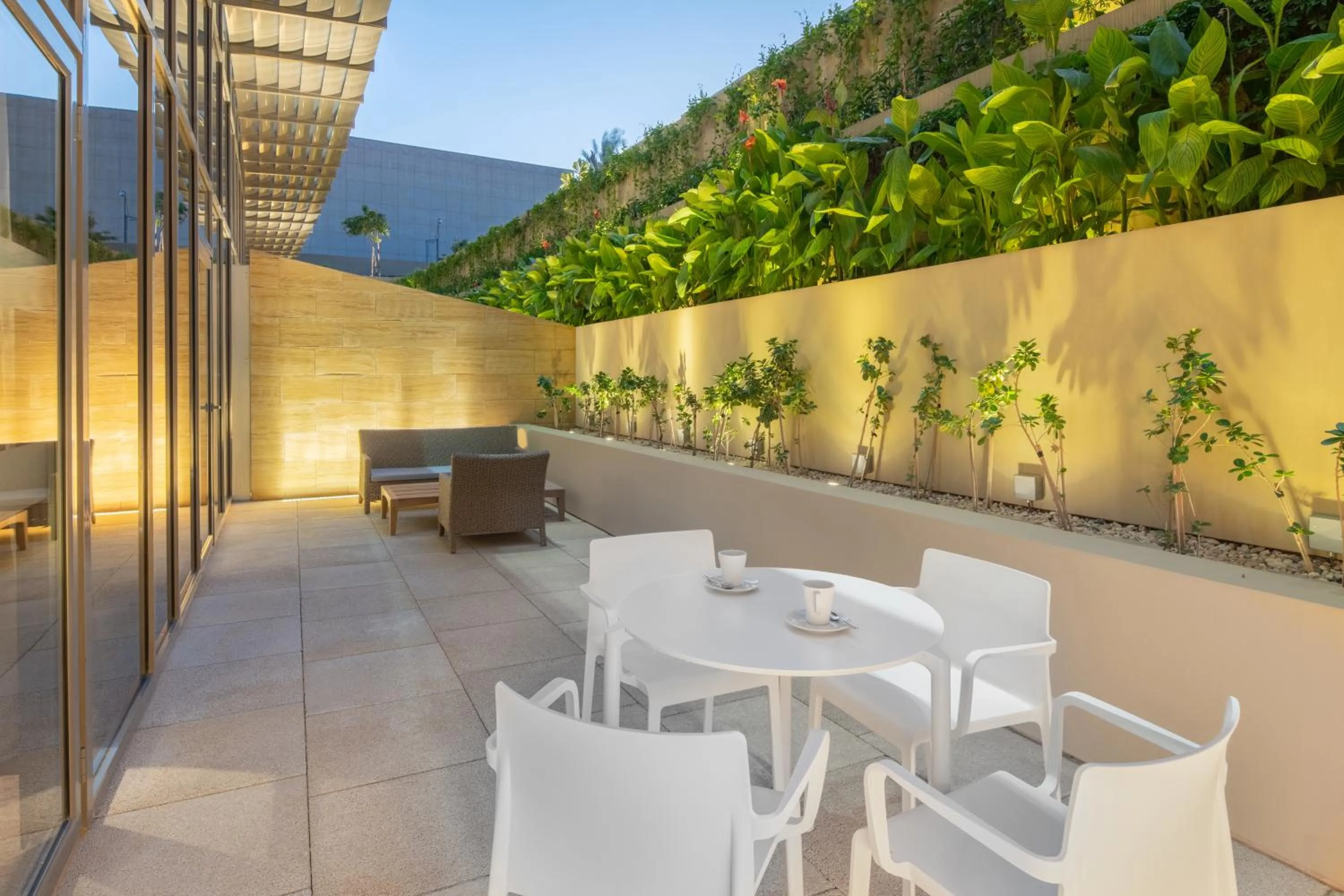 Patio in Radisson Blu Hotel & Residence, Riyadh Diplomatic Quarter