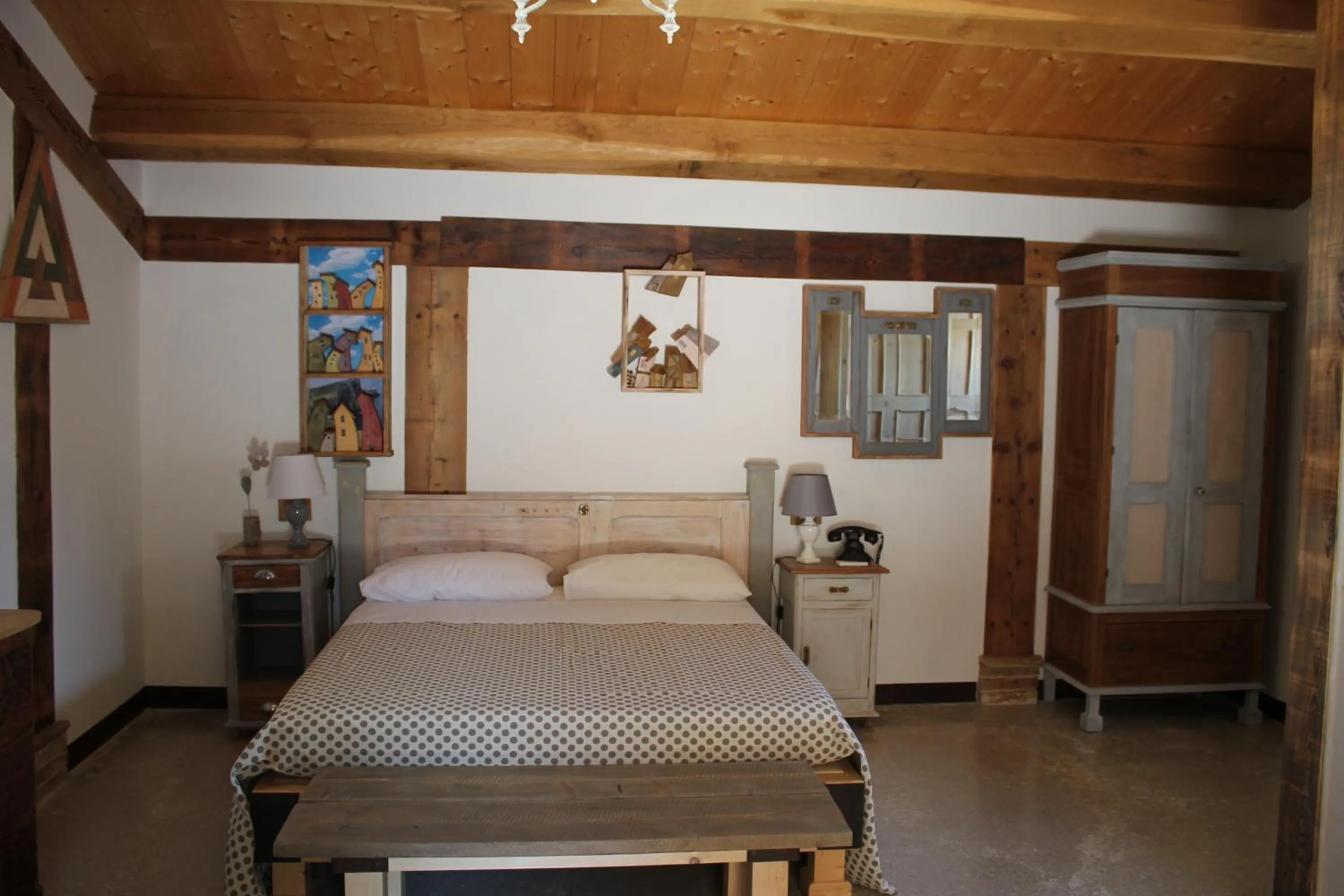 Bathroom, Bed in B&B Il Cavallino