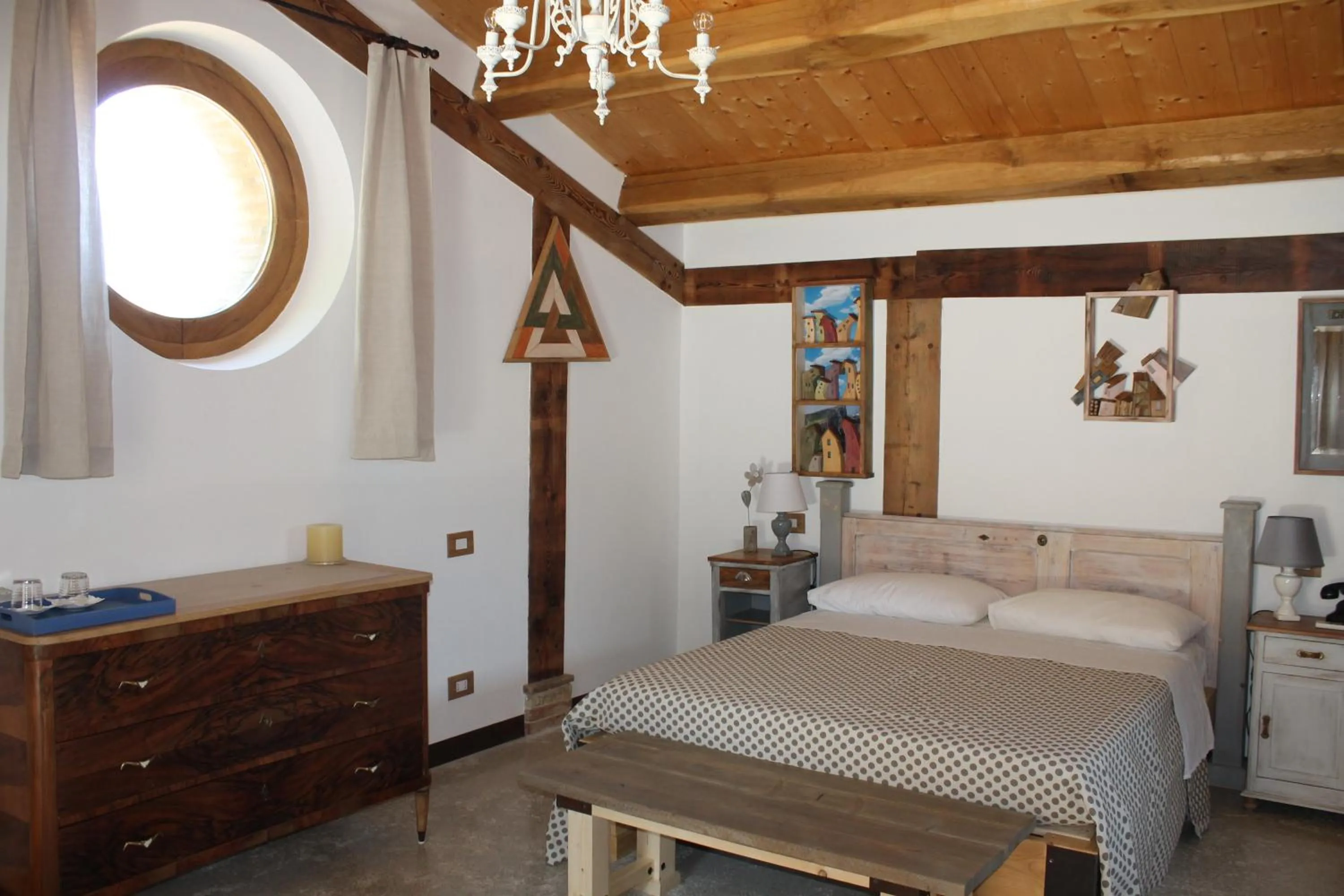 Bathroom, Bed in B&B Il Cavallino