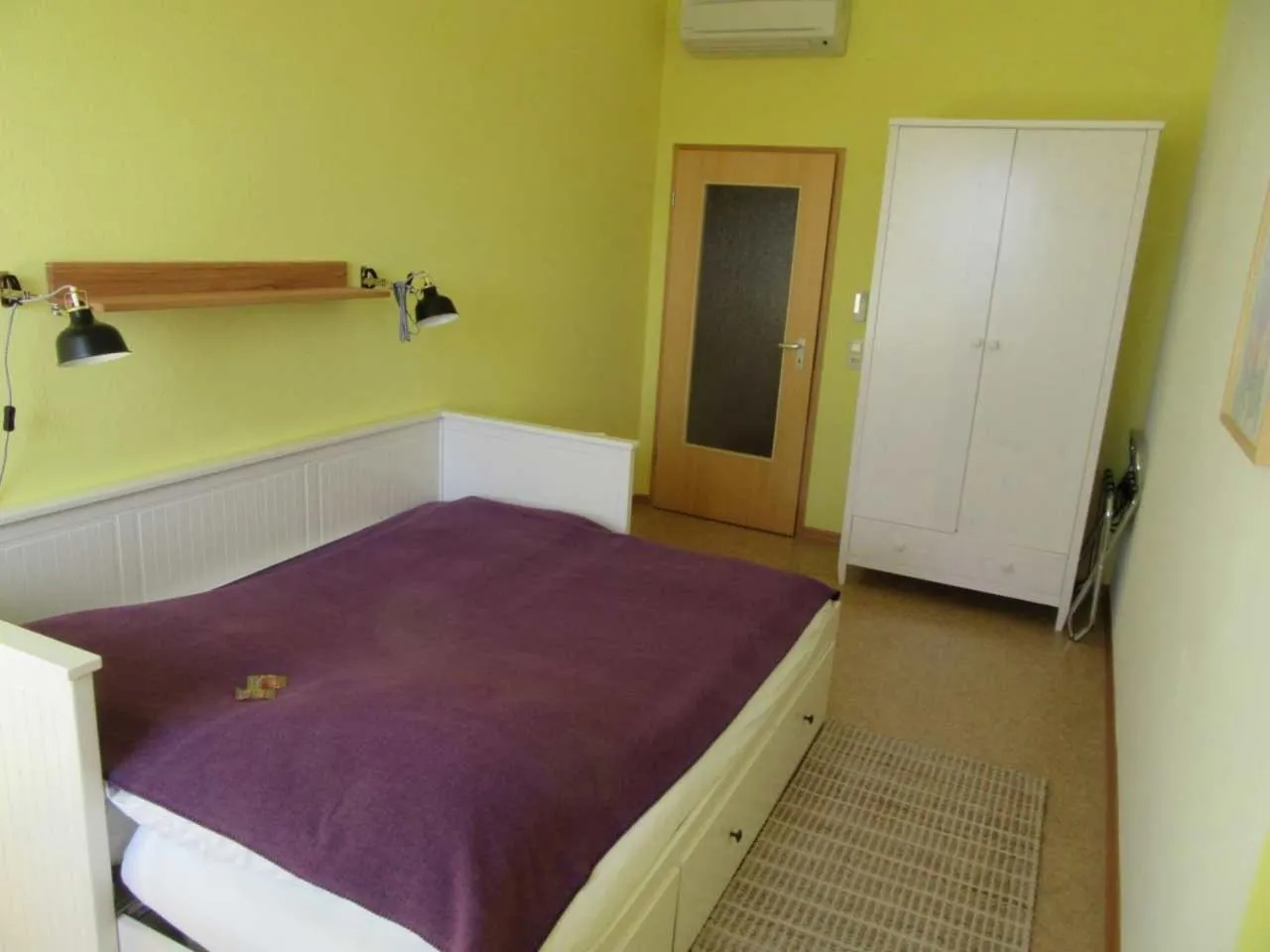 Bedroom, Bed in Haus Aja Textor-Goethe