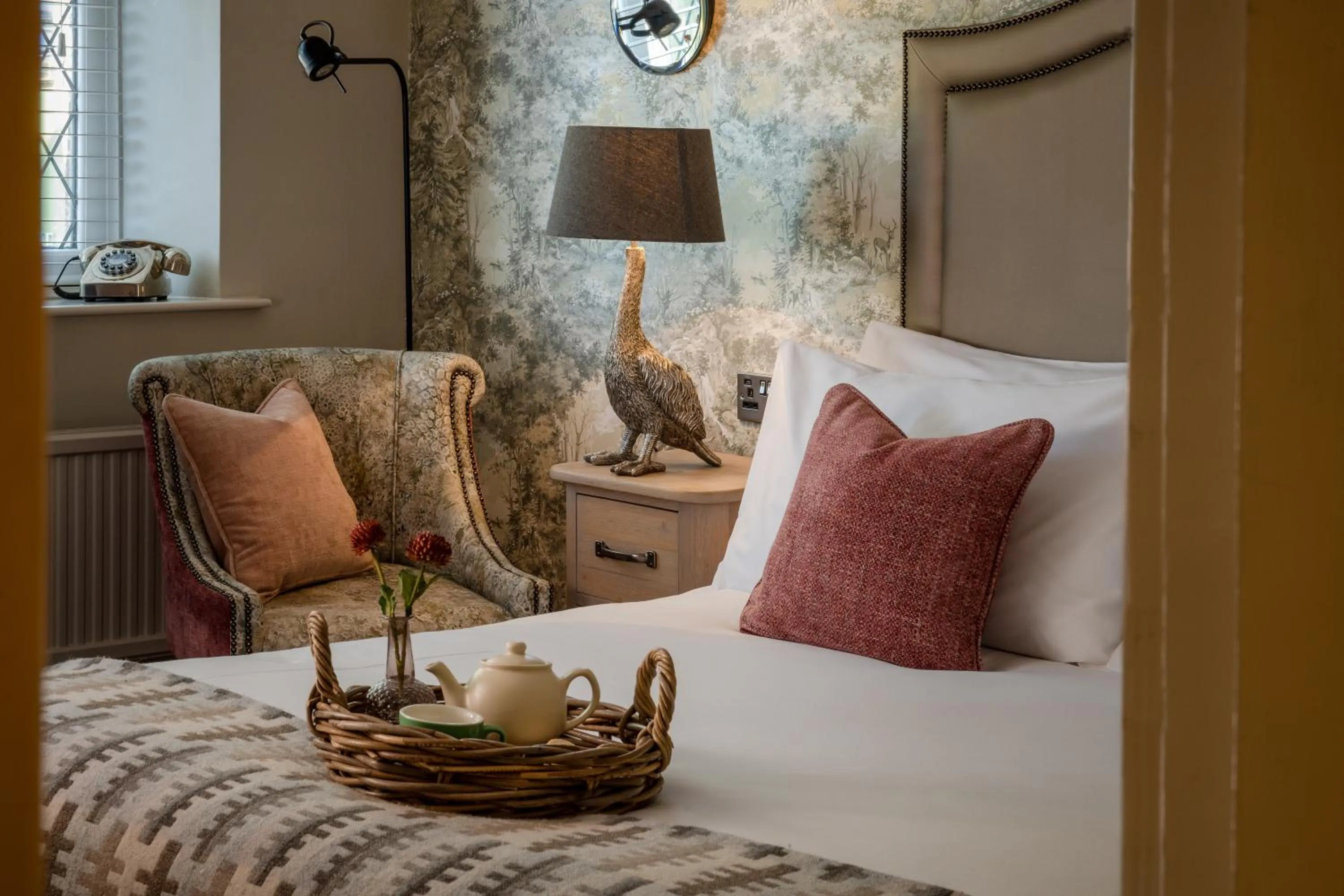 Bedroom, Bed in The Millstone, Mellor