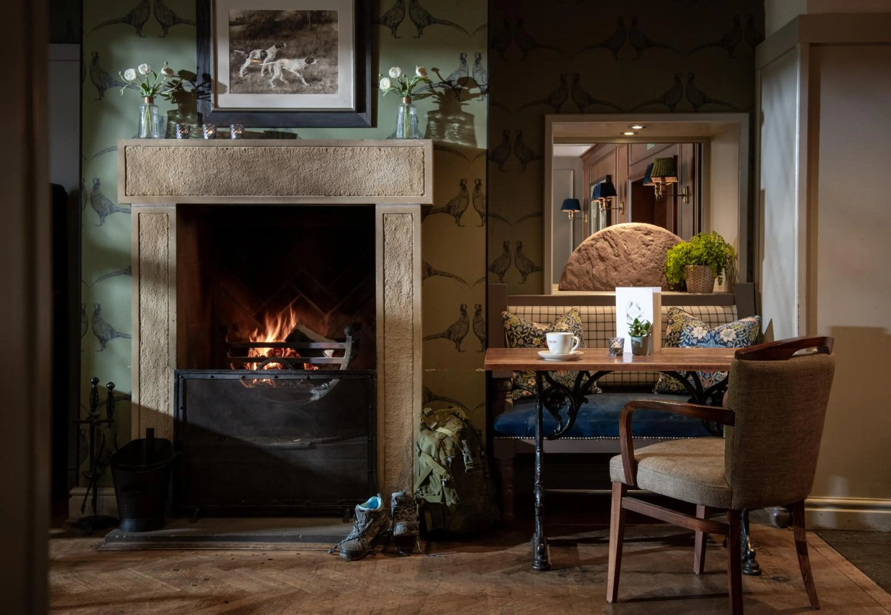 Lounge or bar in The Millstone, Mellor