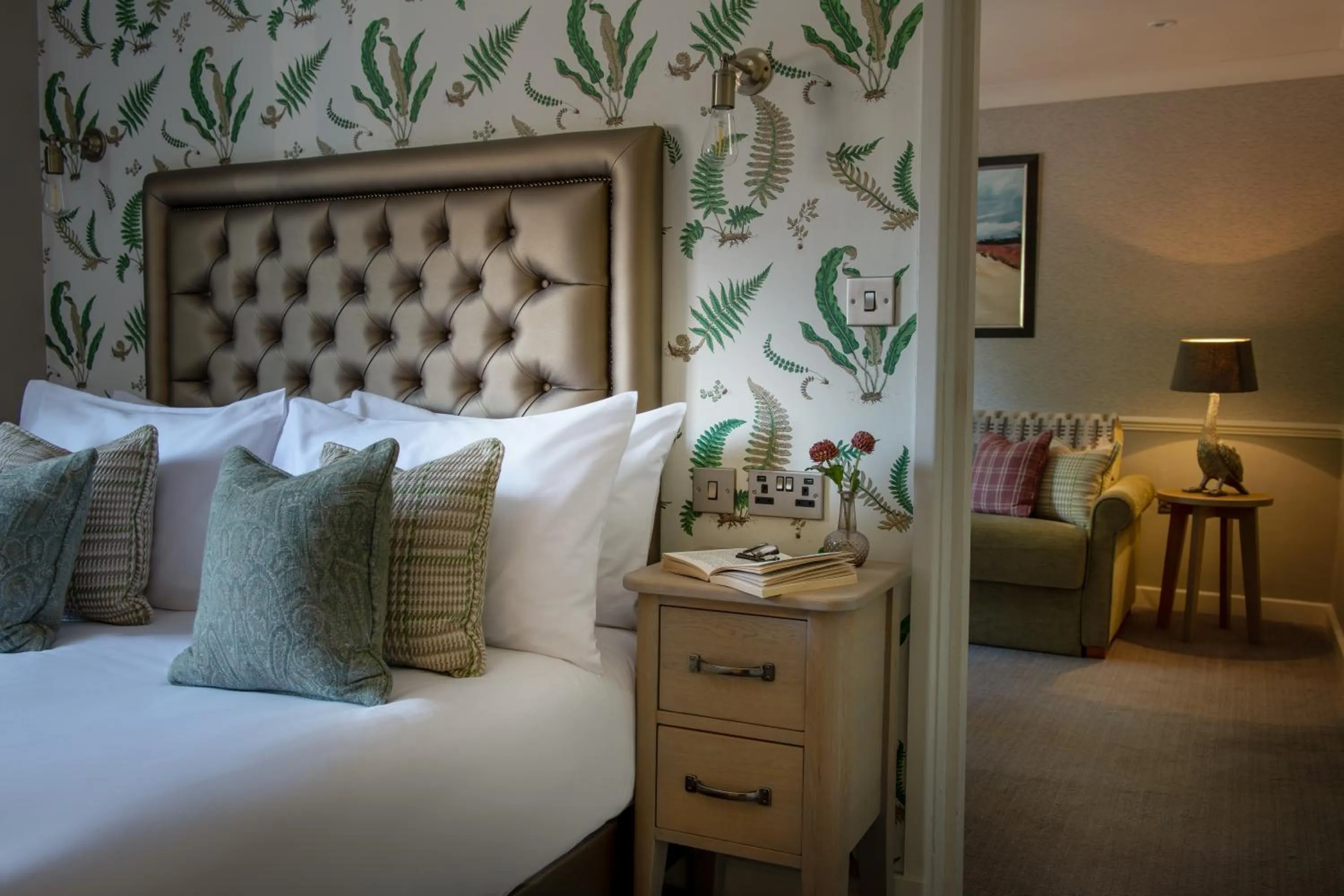 Bedroom, Bed in The Millstone, Mellor