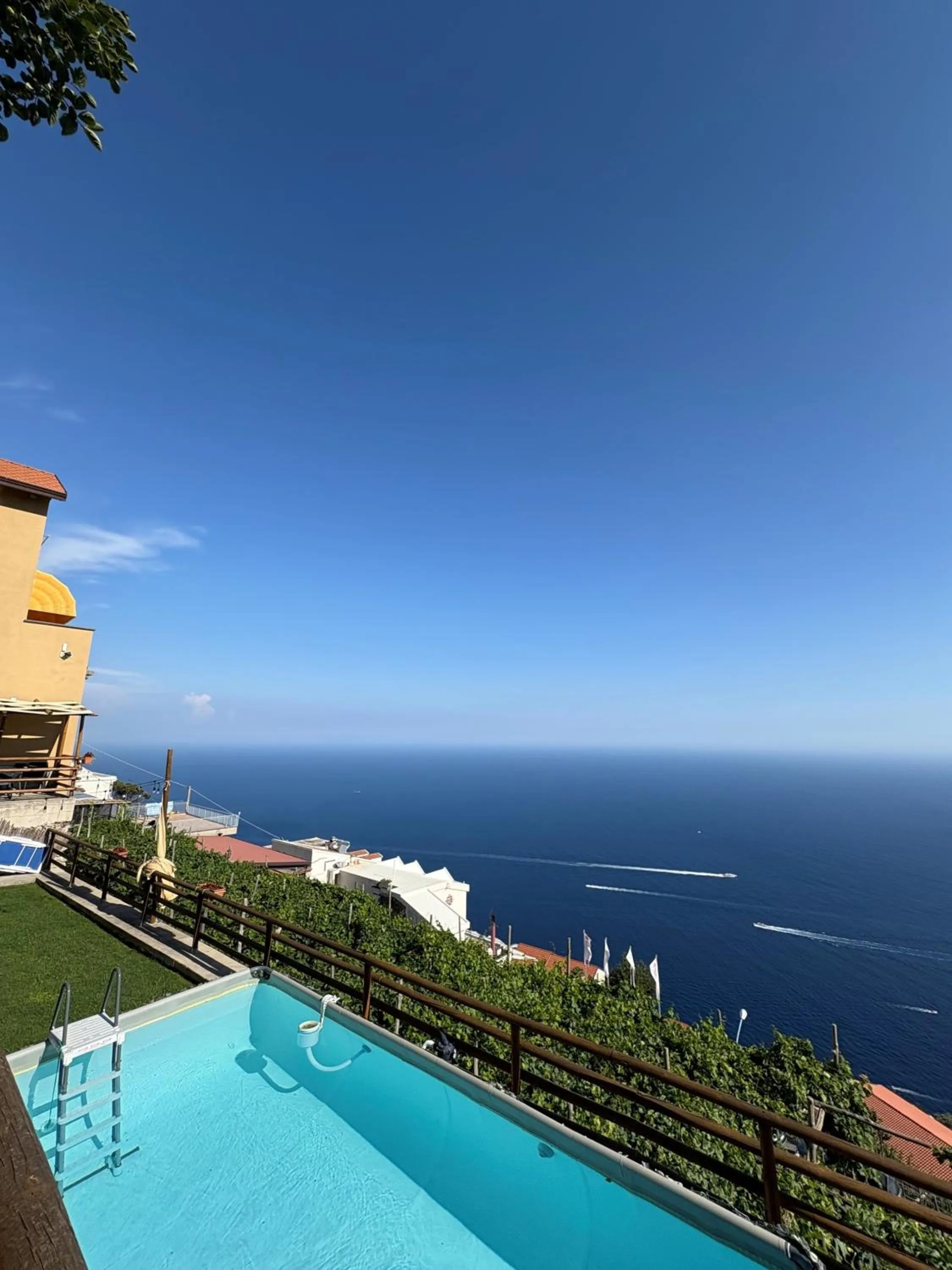 Pool view in San Giacomo Relais