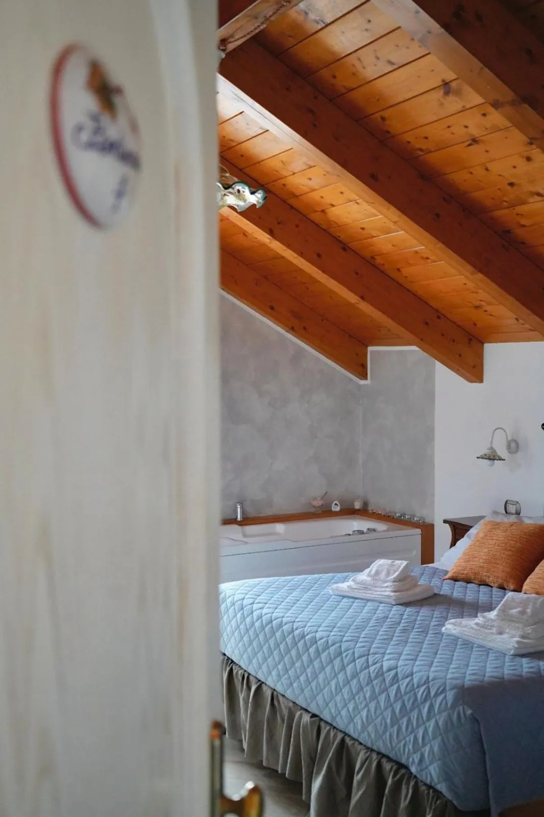 Bed in San Giacomo Relais