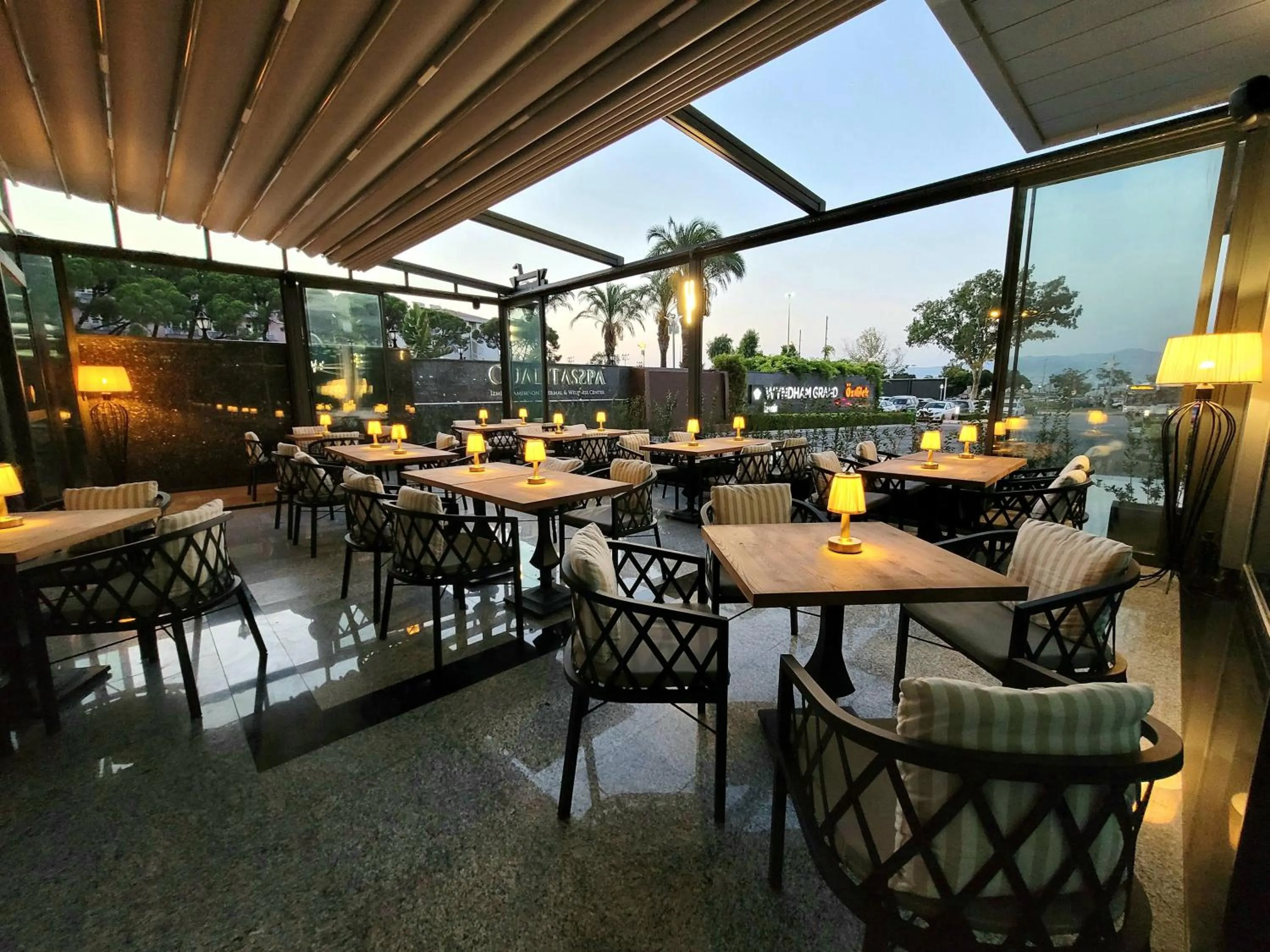 Balcony/Terrace in Wyndham Grand Izmir Ozdilek Thermal & Spa