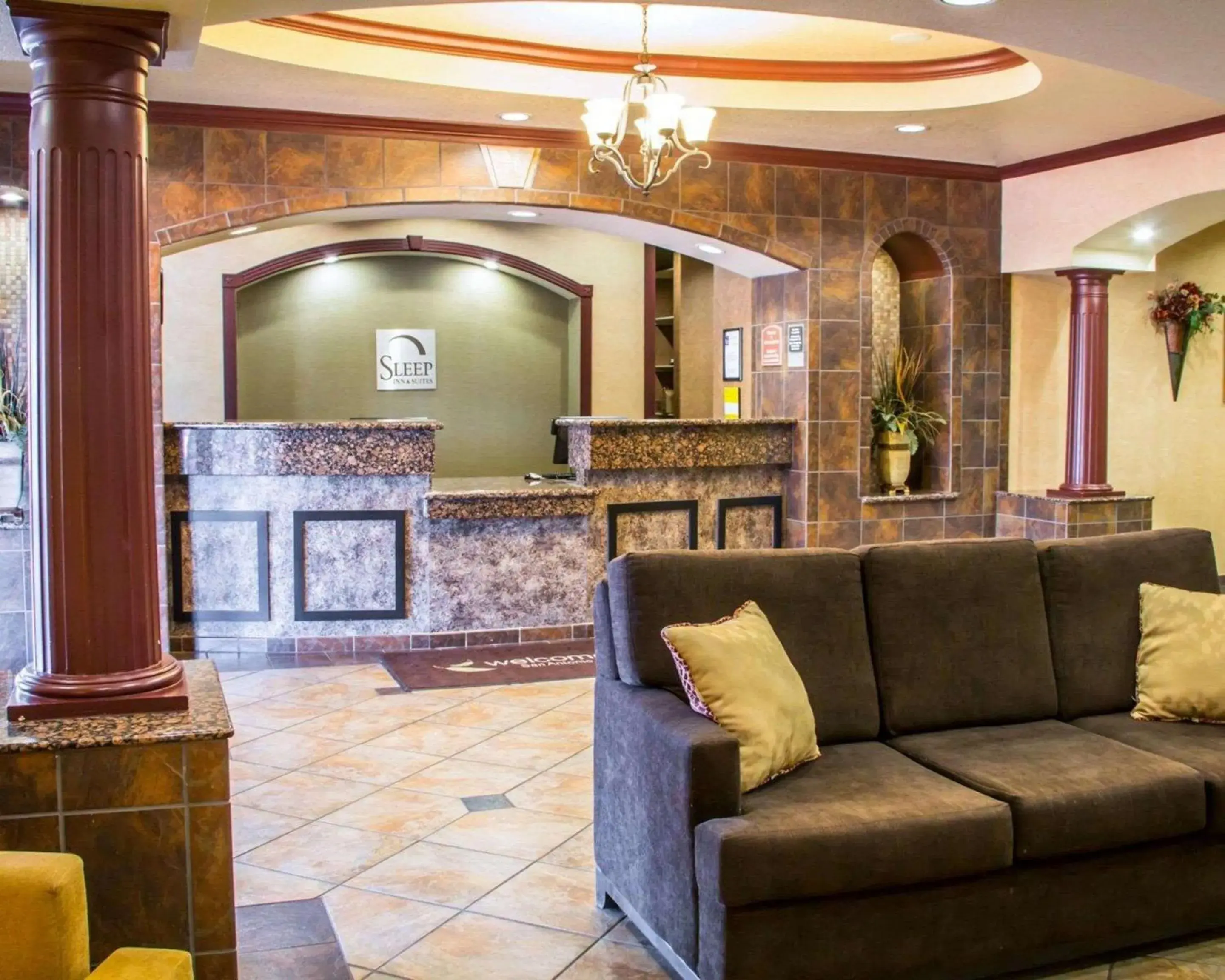 Lobby or reception in Sleep Inn & Suites at Six Flags Lobby or reception in Sleep Inn & Suites at Six Flags