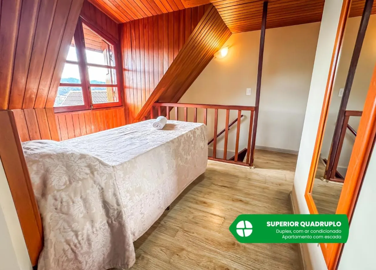 Bedroom, Bed in Hotel Nacional Inn Campos do Jordão