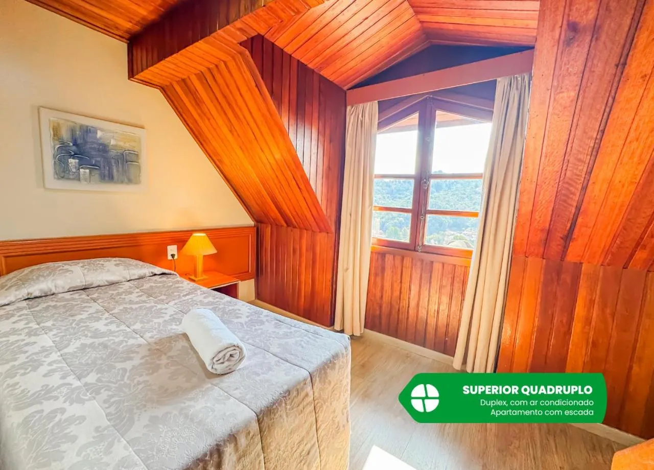 Bedroom, Bed in Hotel Nacional Inn Campos do Jordão