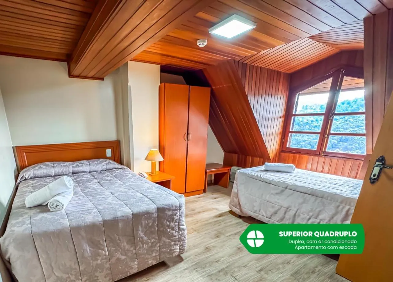 Bedroom, Bed in Hotel Nacional Inn Campos do Jordão