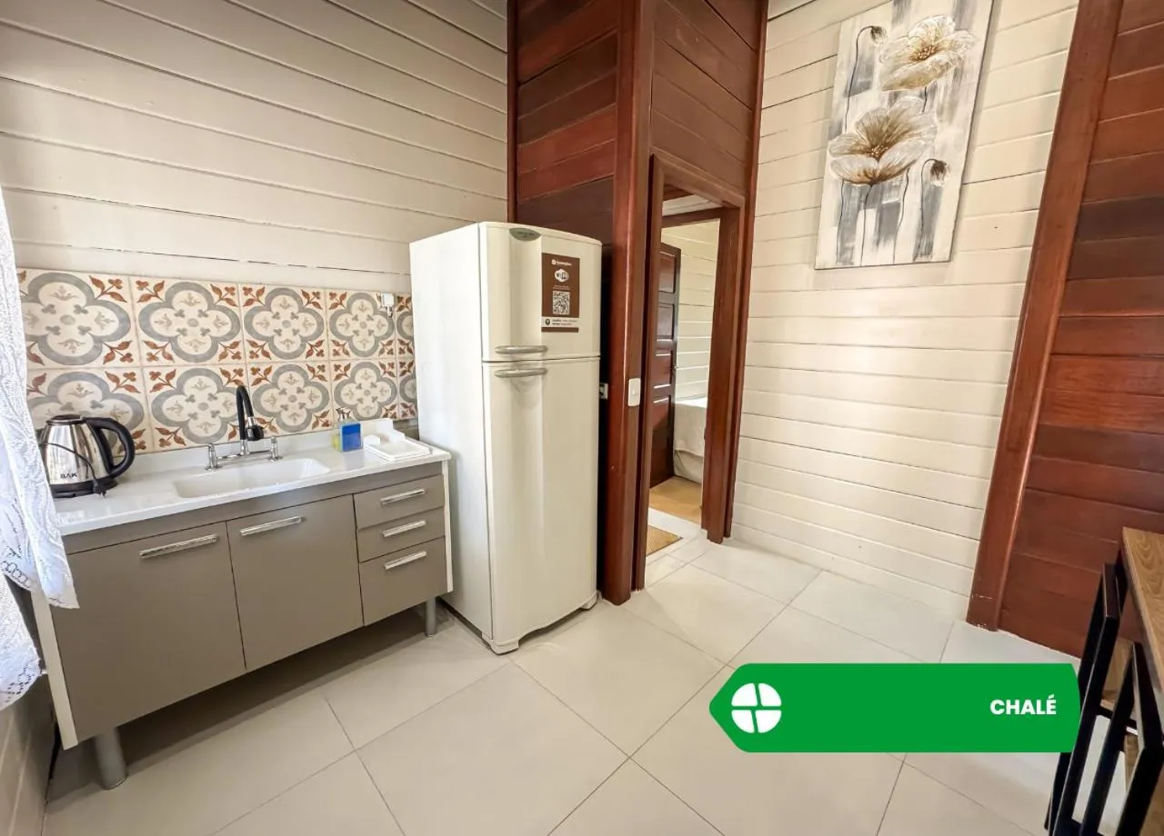 Kitchen or kitchenette in Hotel Nacional Inn Campos do Jordão