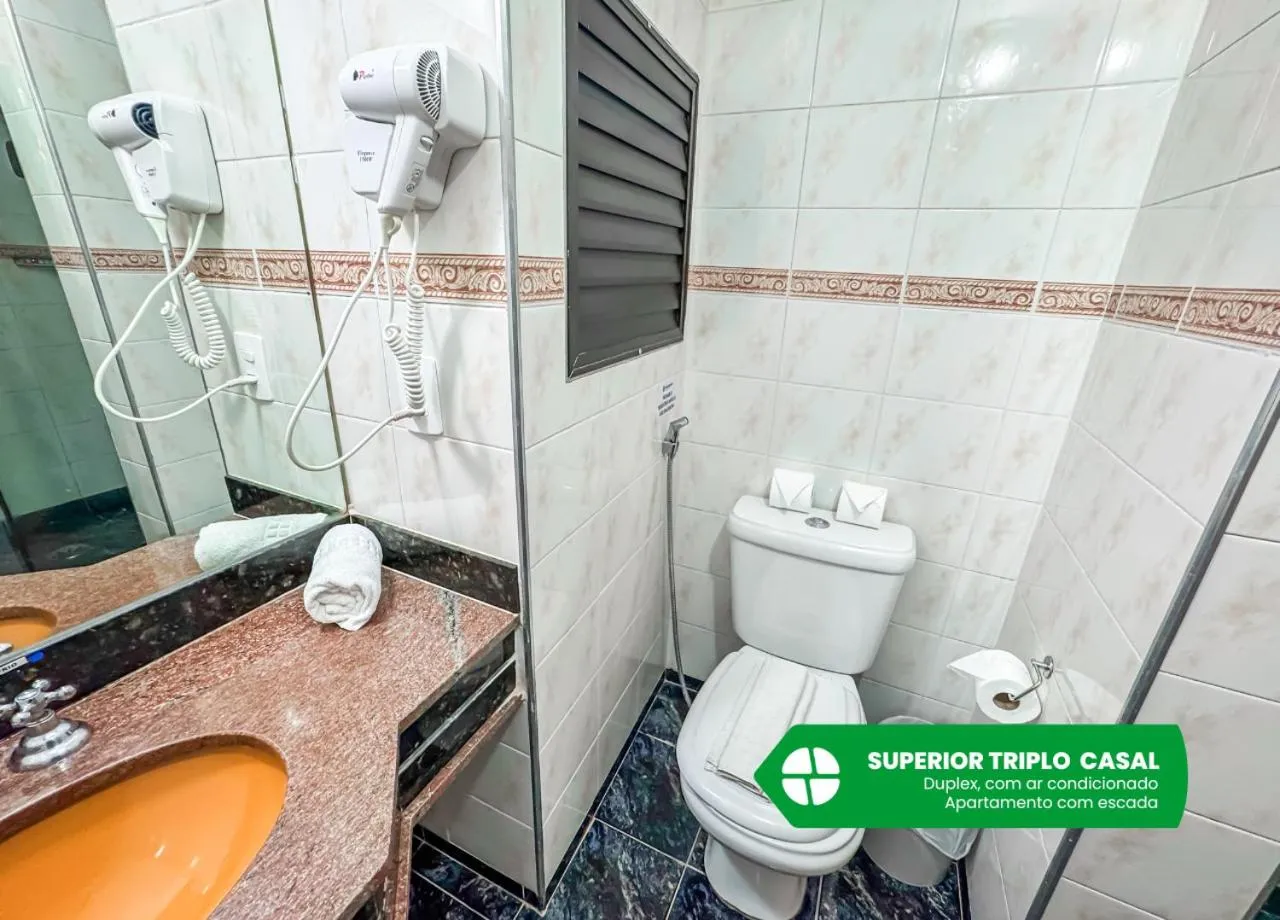 Bathroom in Hotel Nacional Inn Campos do Jordão