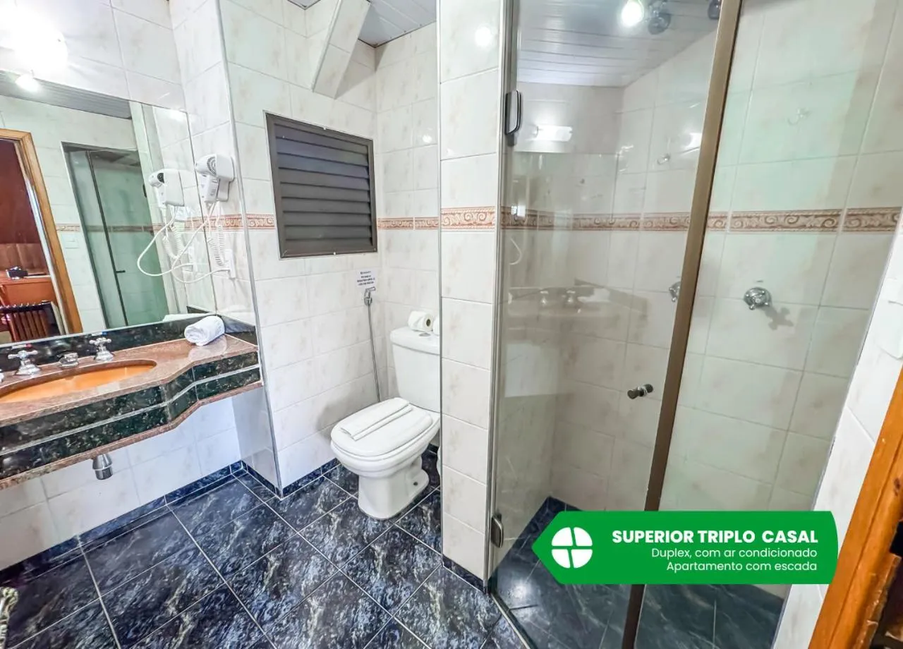 Bathroom in Hotel Nacional Inn Campos do Jordão