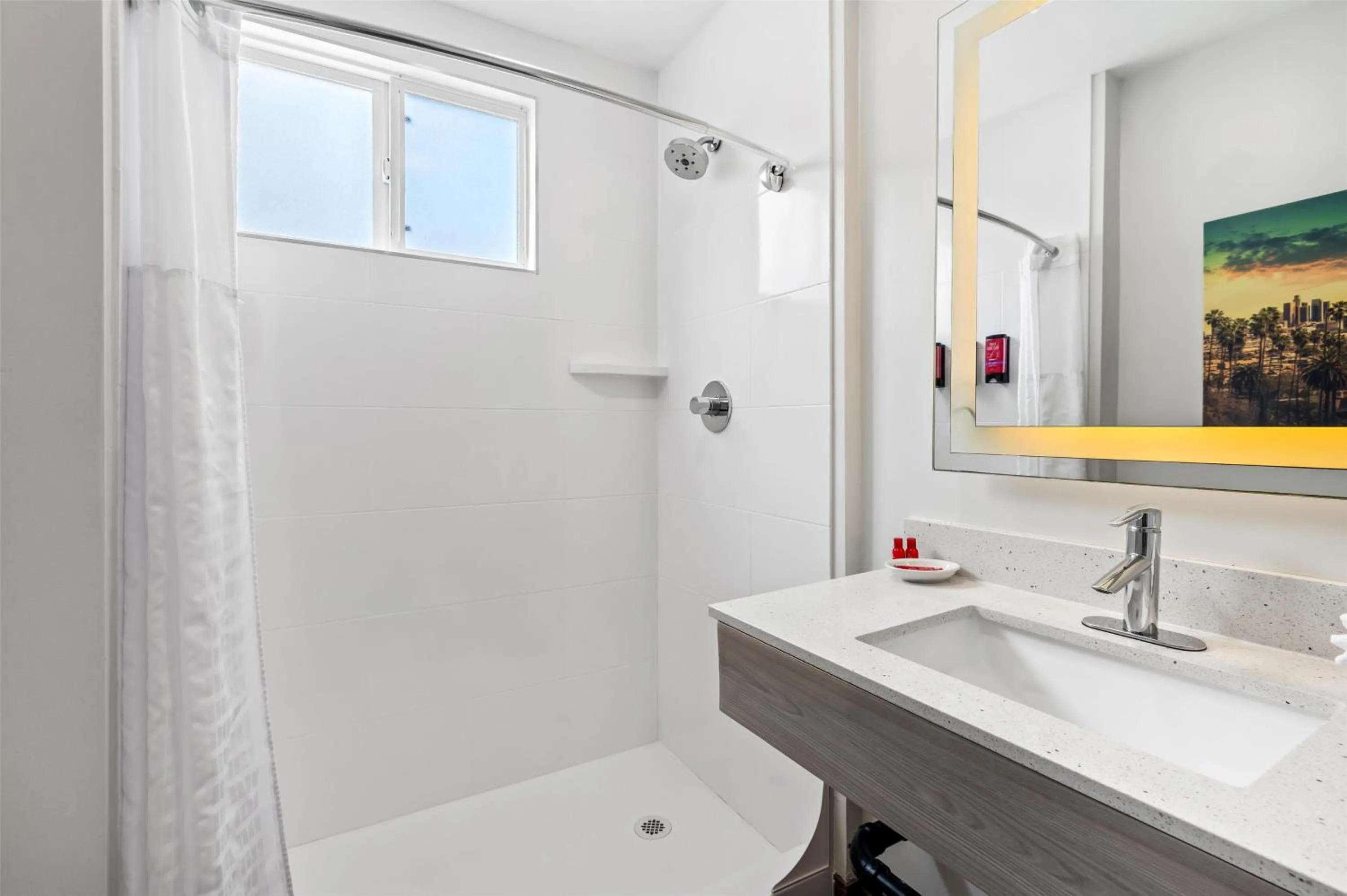 Bathroom in SureStay Hotel by Best Western Santa Monica