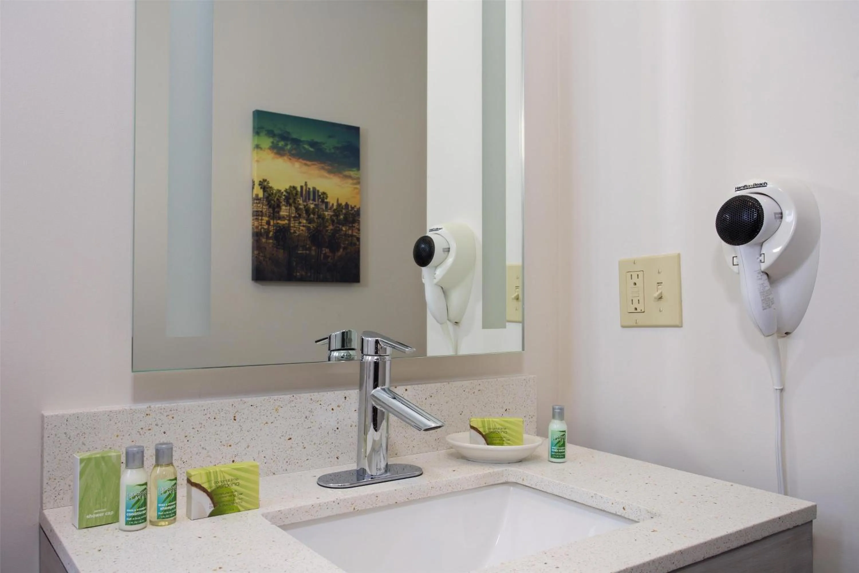 Bathroom in SureStay Hotel by Best Western Santa Monica