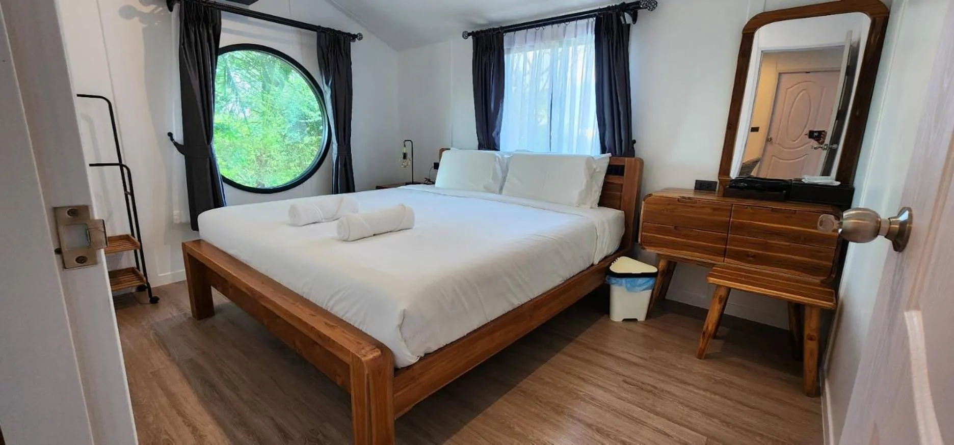 Bed in The Nidhra Boutique Resort