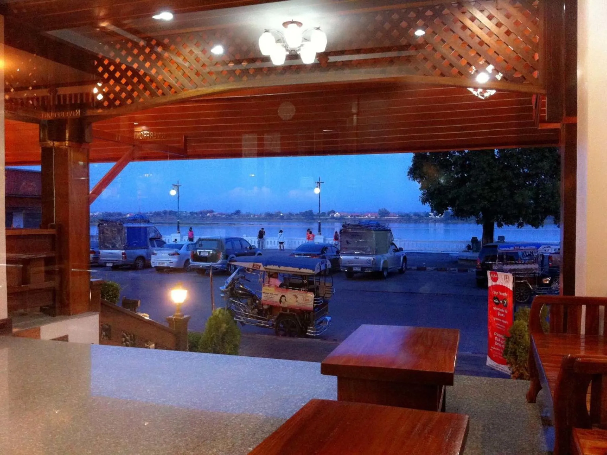 Balcony/Terrace in Riverfront Hotel Mukdahan