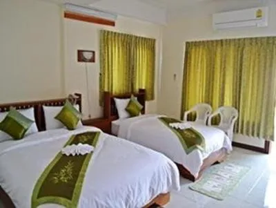 Bed in Riverfront Hotel Mukdahan