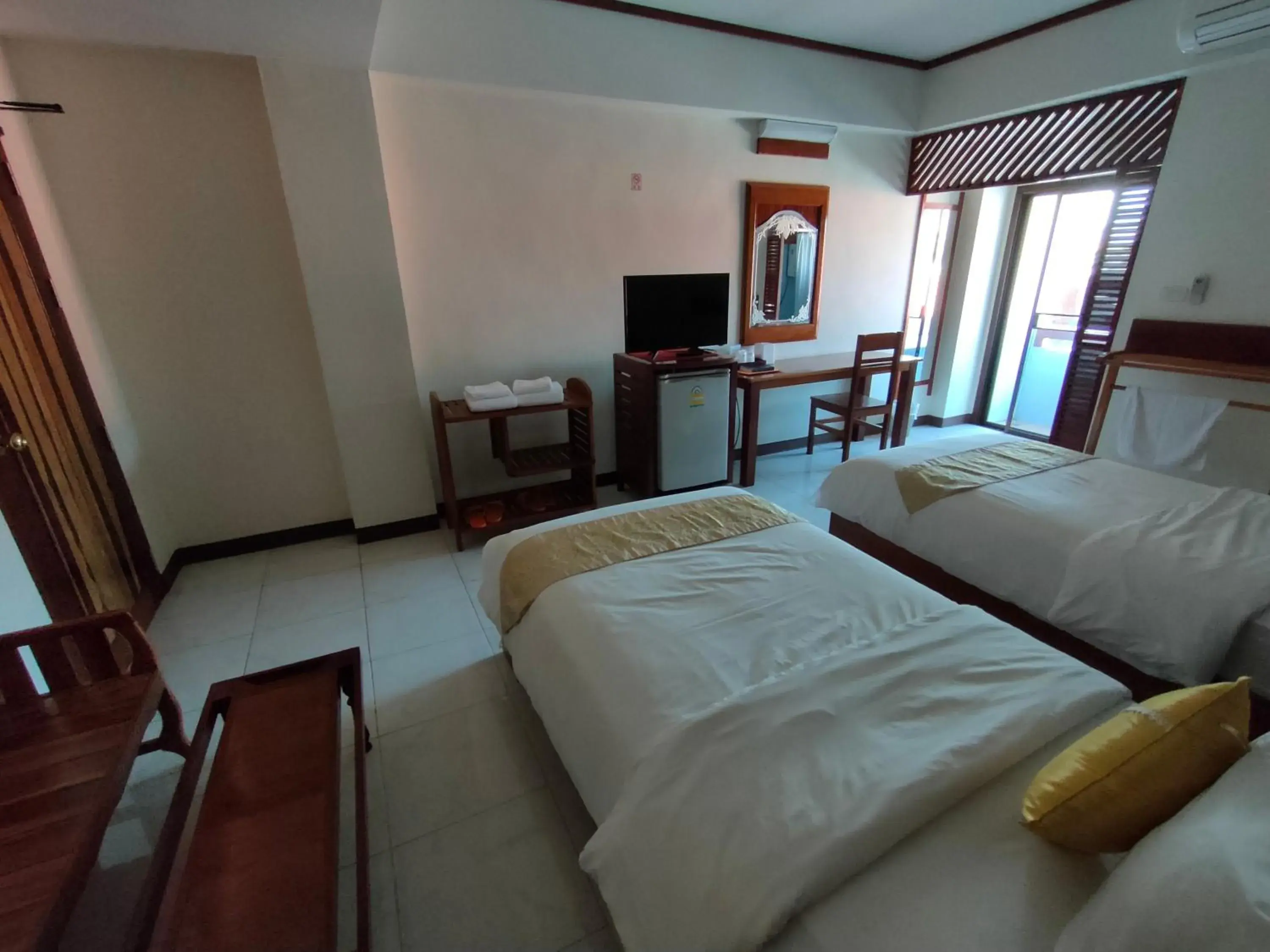 Bed in Riverfront Hotel Mukdahan Bed in Riverfront Hotel Mukdahan