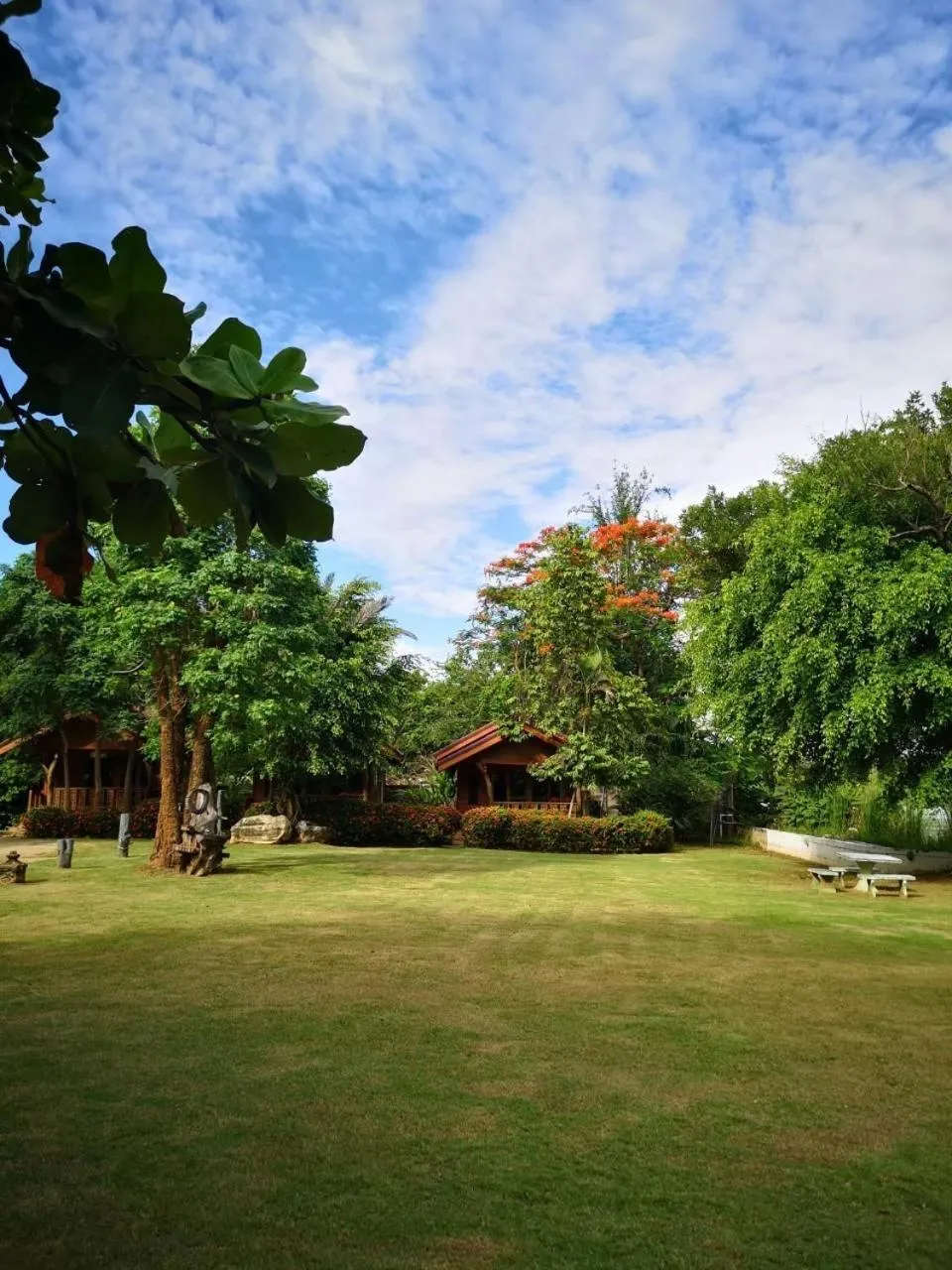 Garden view in Buasawan Resort & Restaurant