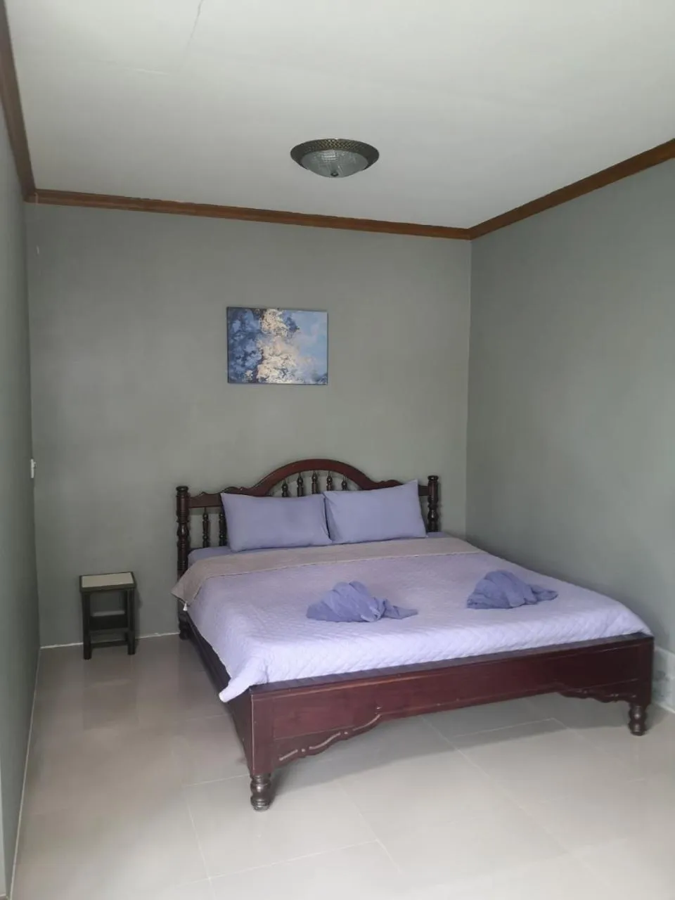 Bed in Buasawan Resort & Restaurant