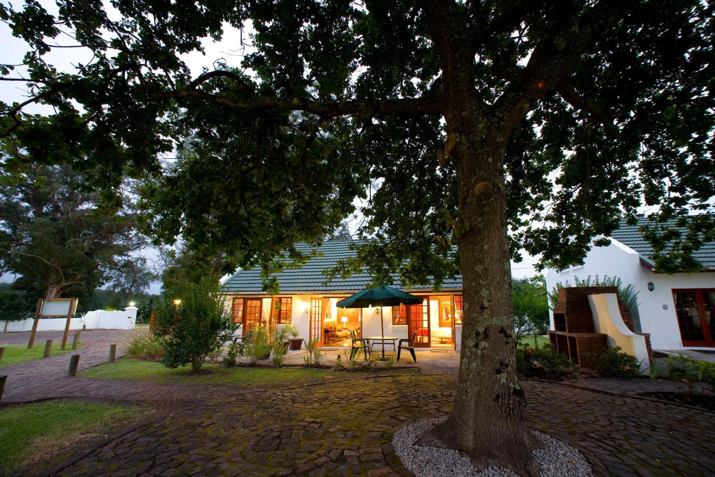 Patio in Swallows Nest Country Cottages