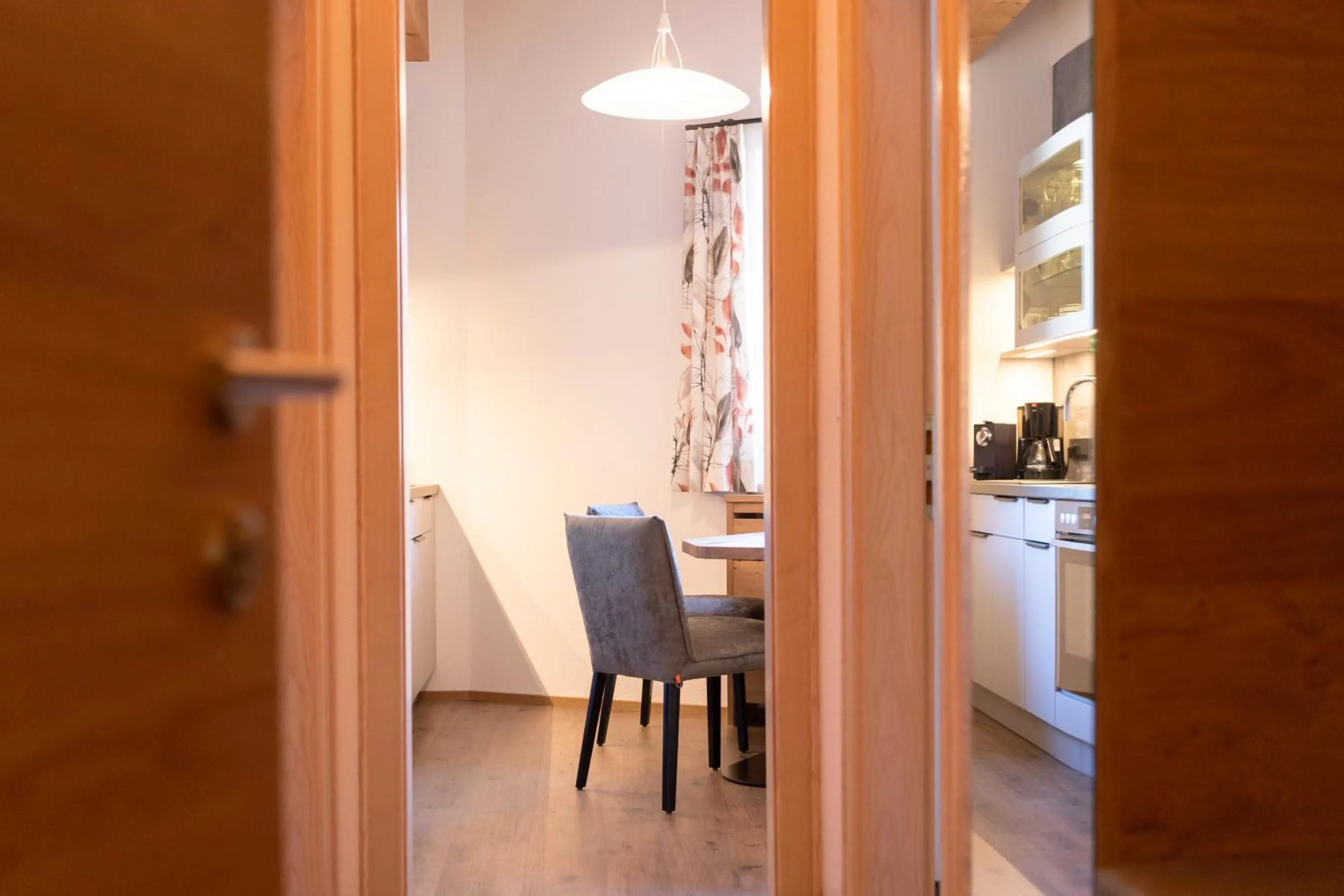 Kitchen or kitchenette in Hotel Garni Feuerstein