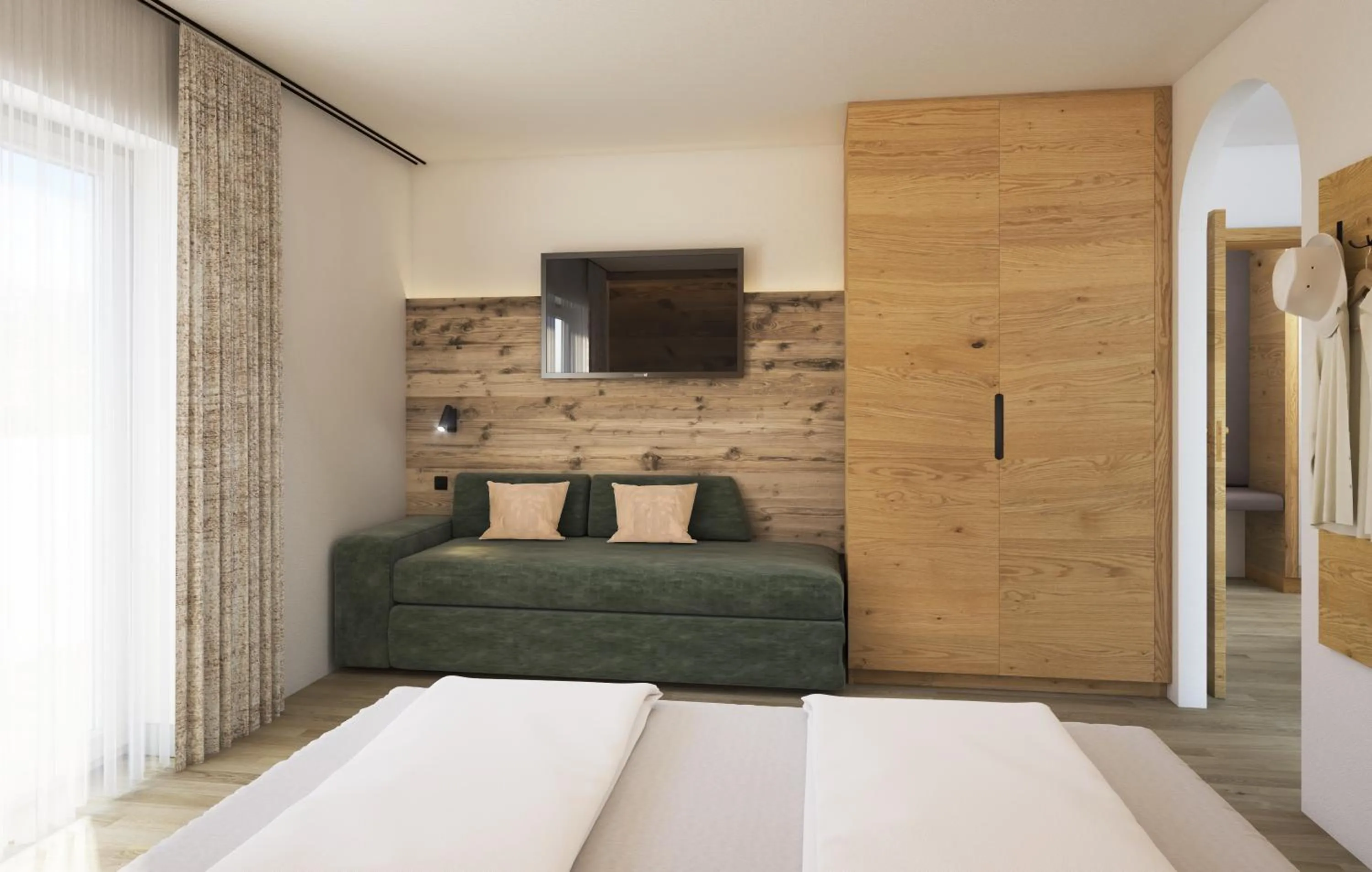 Bedroom in Hotel Garni Feuerstein