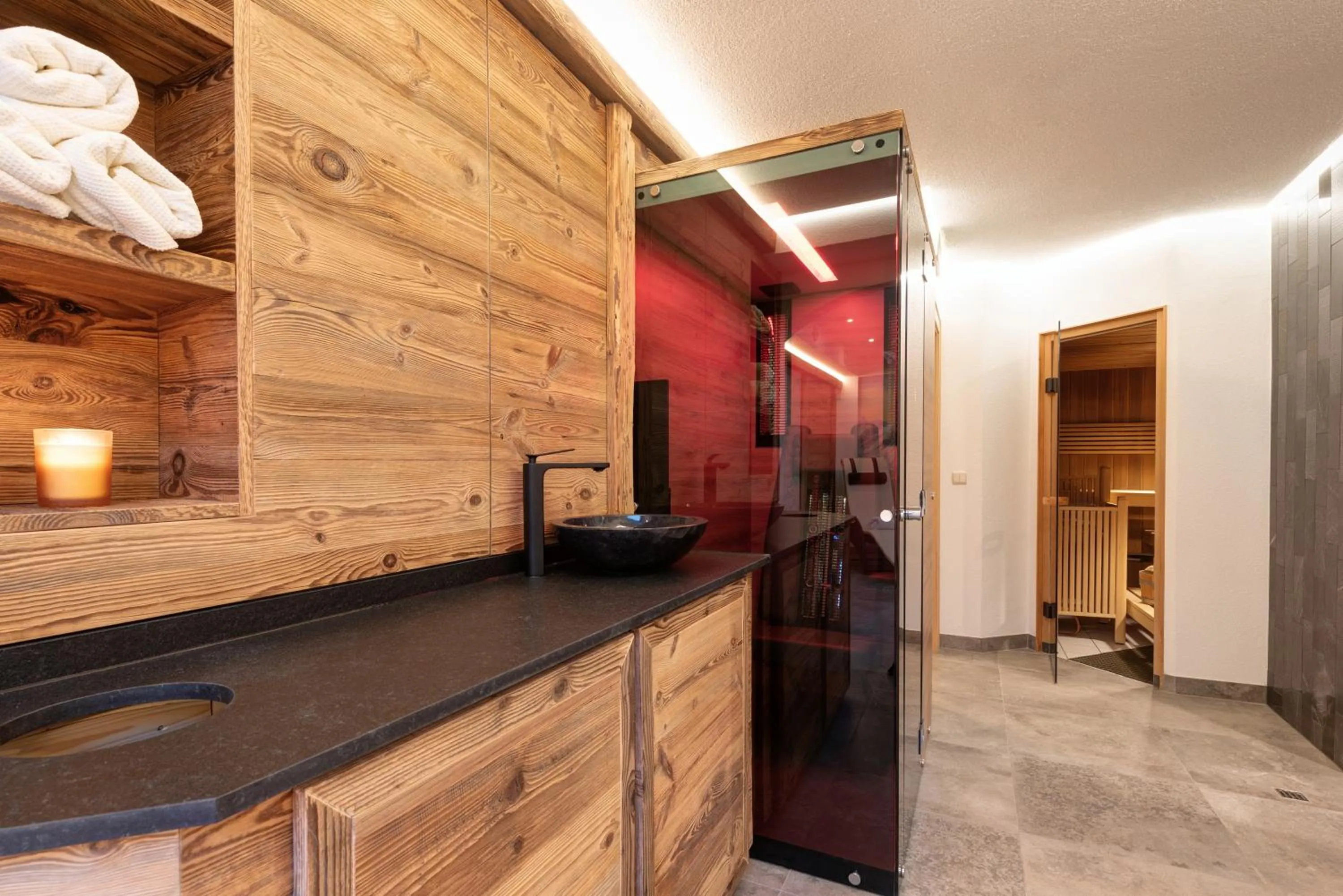 Spa and wellness centre/facilities in Hotel Garni Feuerstein