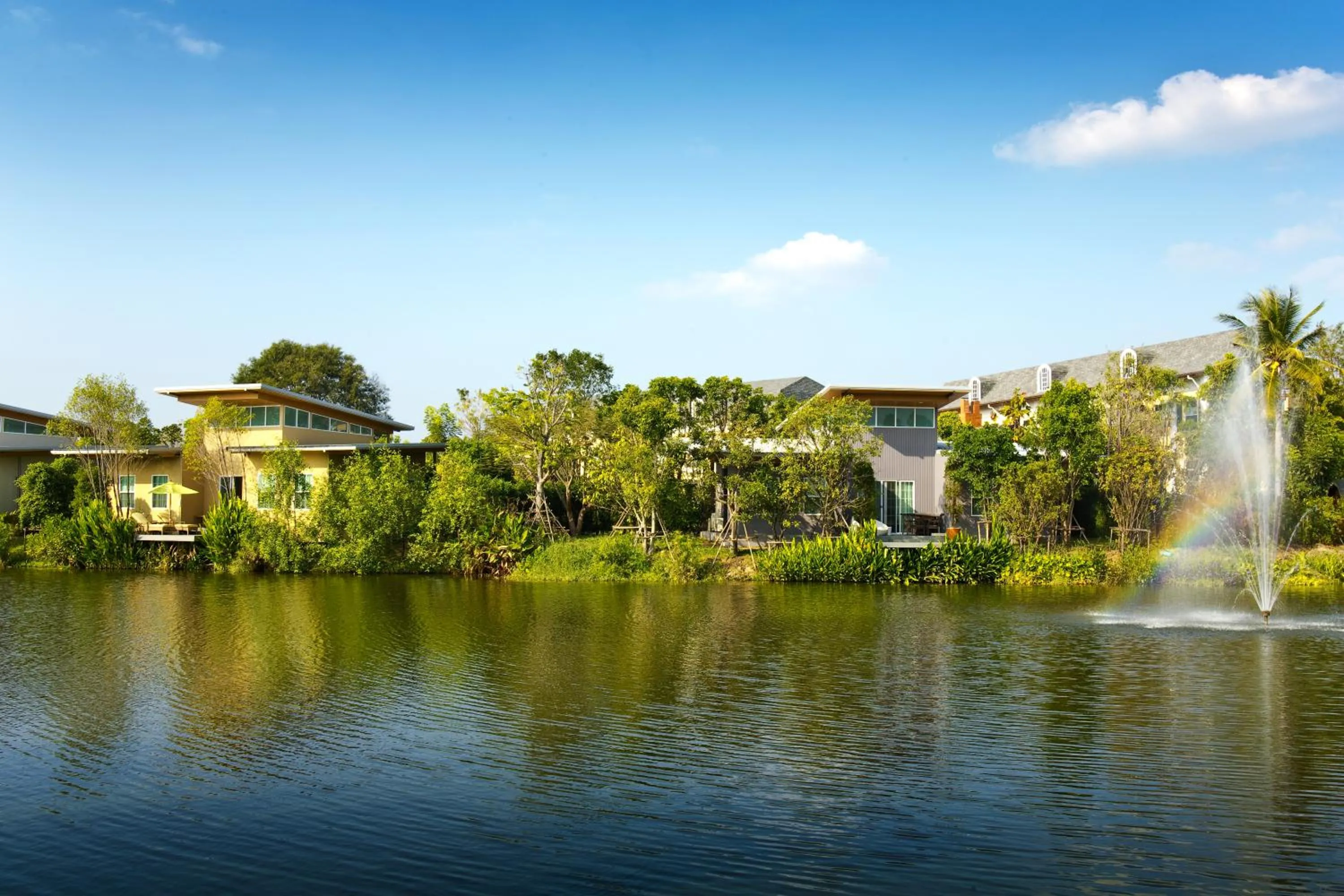 Garden view in Rancho Charnvee Resort & Country Club Khaoyai