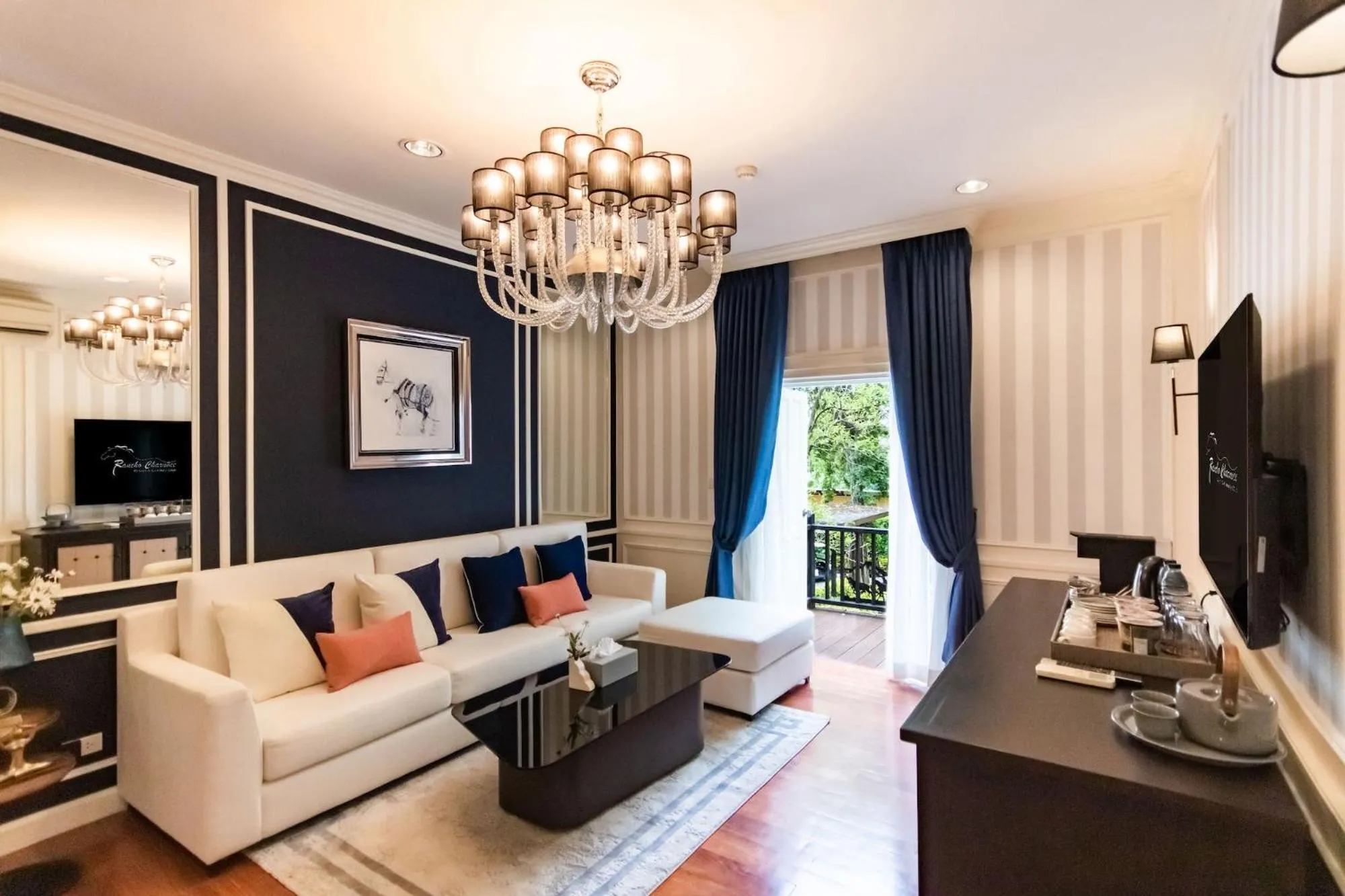 Living room in Rancho Charnvee Resort & Country Club Khaoyai