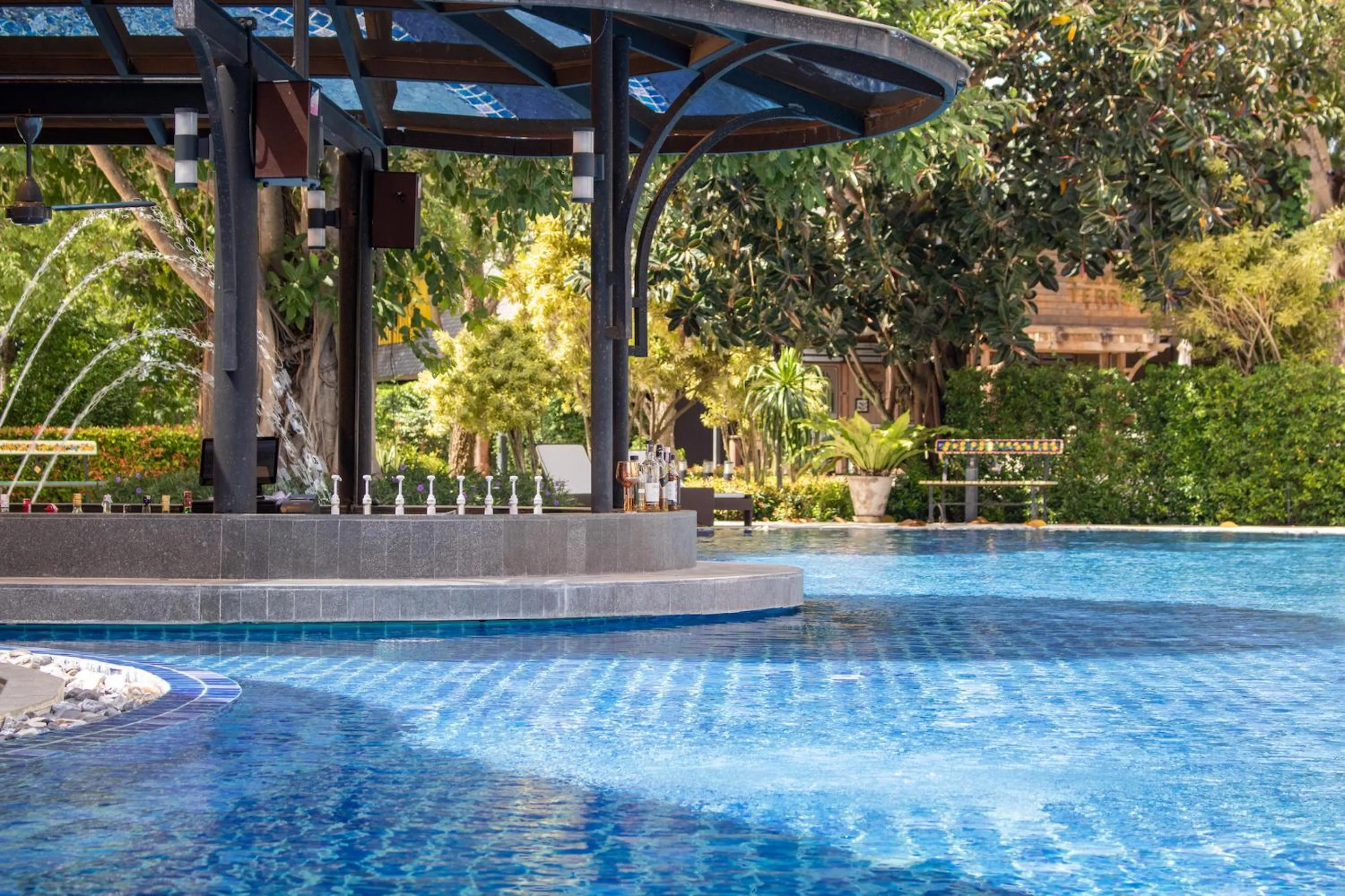 Swimming pool in Rancho Charnvee Resort & Country Club Khaoyai