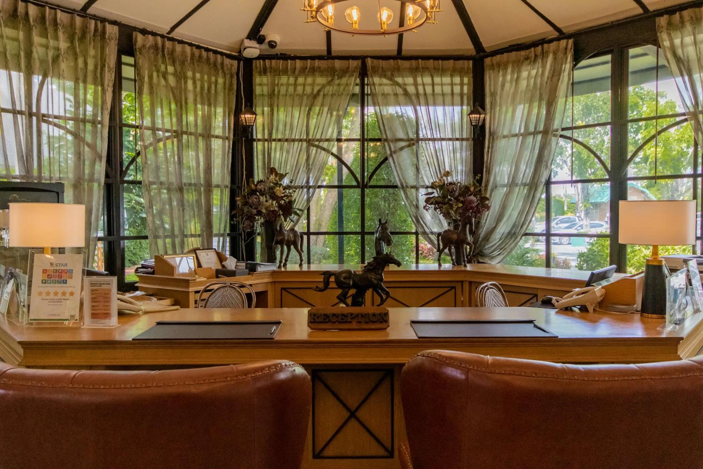 Lobby or reception in Rancho Charnvee Resort & Country Club Khaoyai