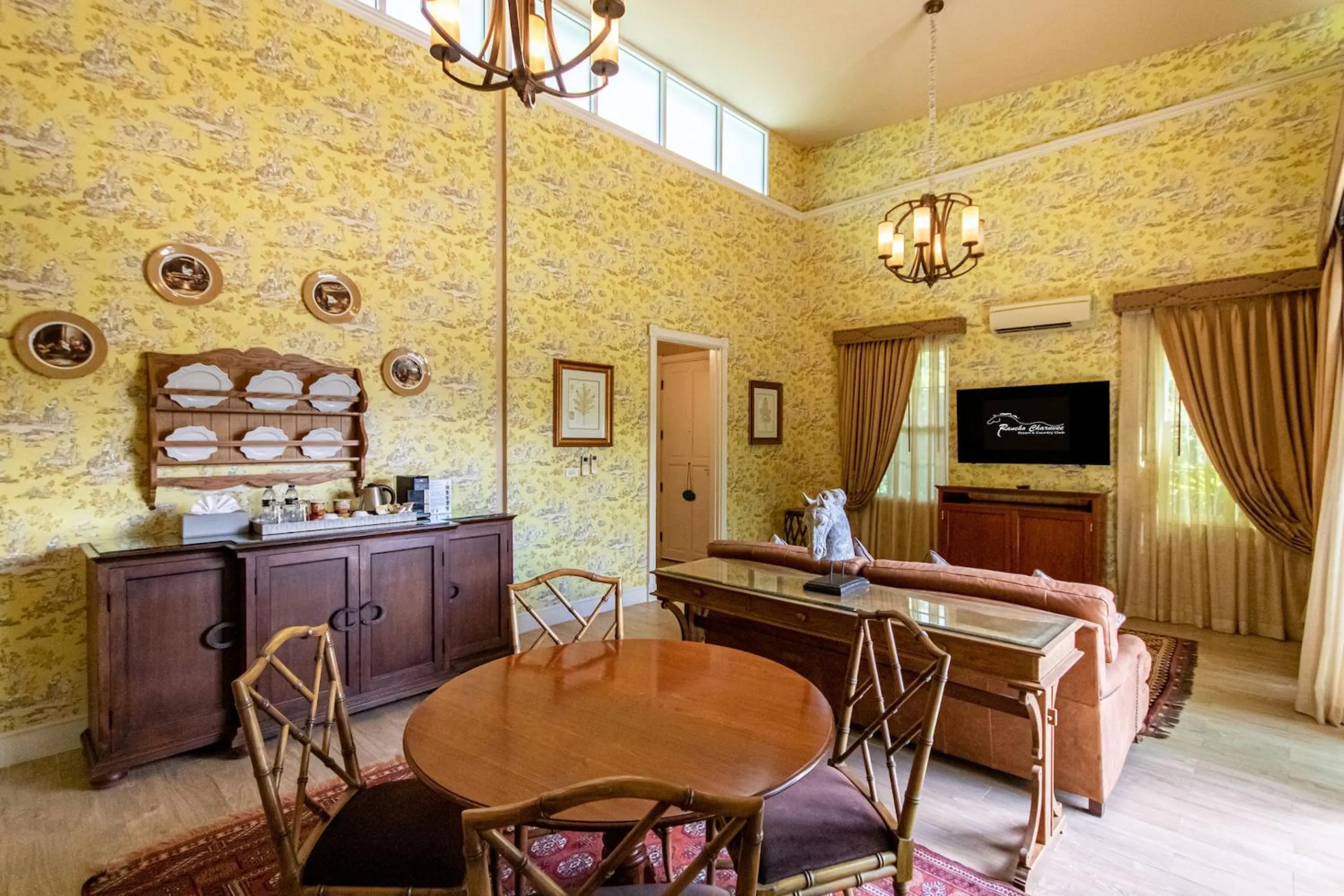 Living room in Rancho Charnvee Resort & Country Club Khaoyai