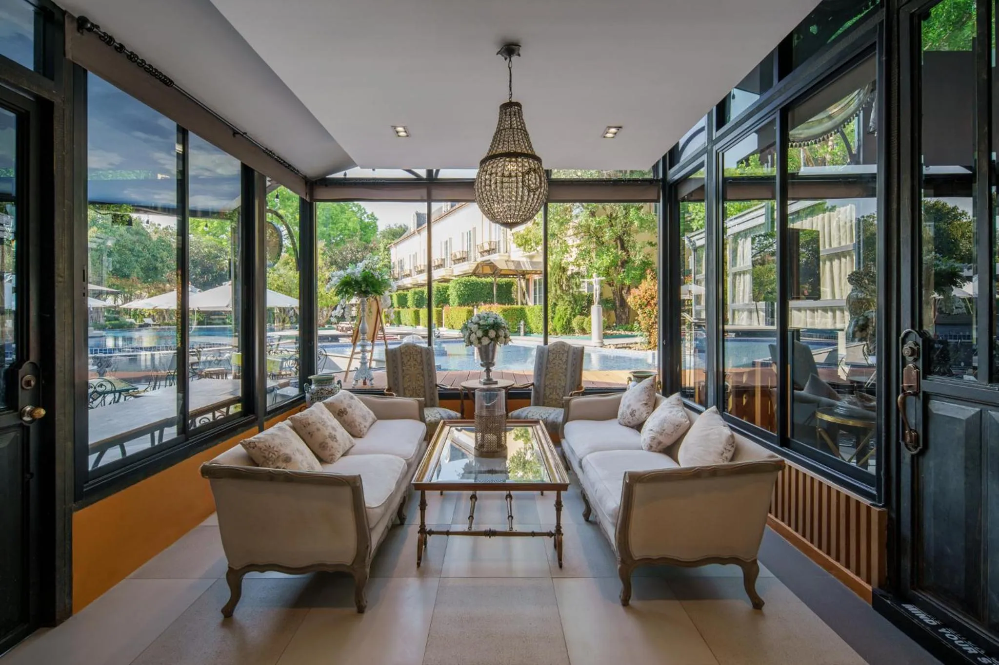 Seating area in Rancho Charnvee Resort & Country Club Khaoyai