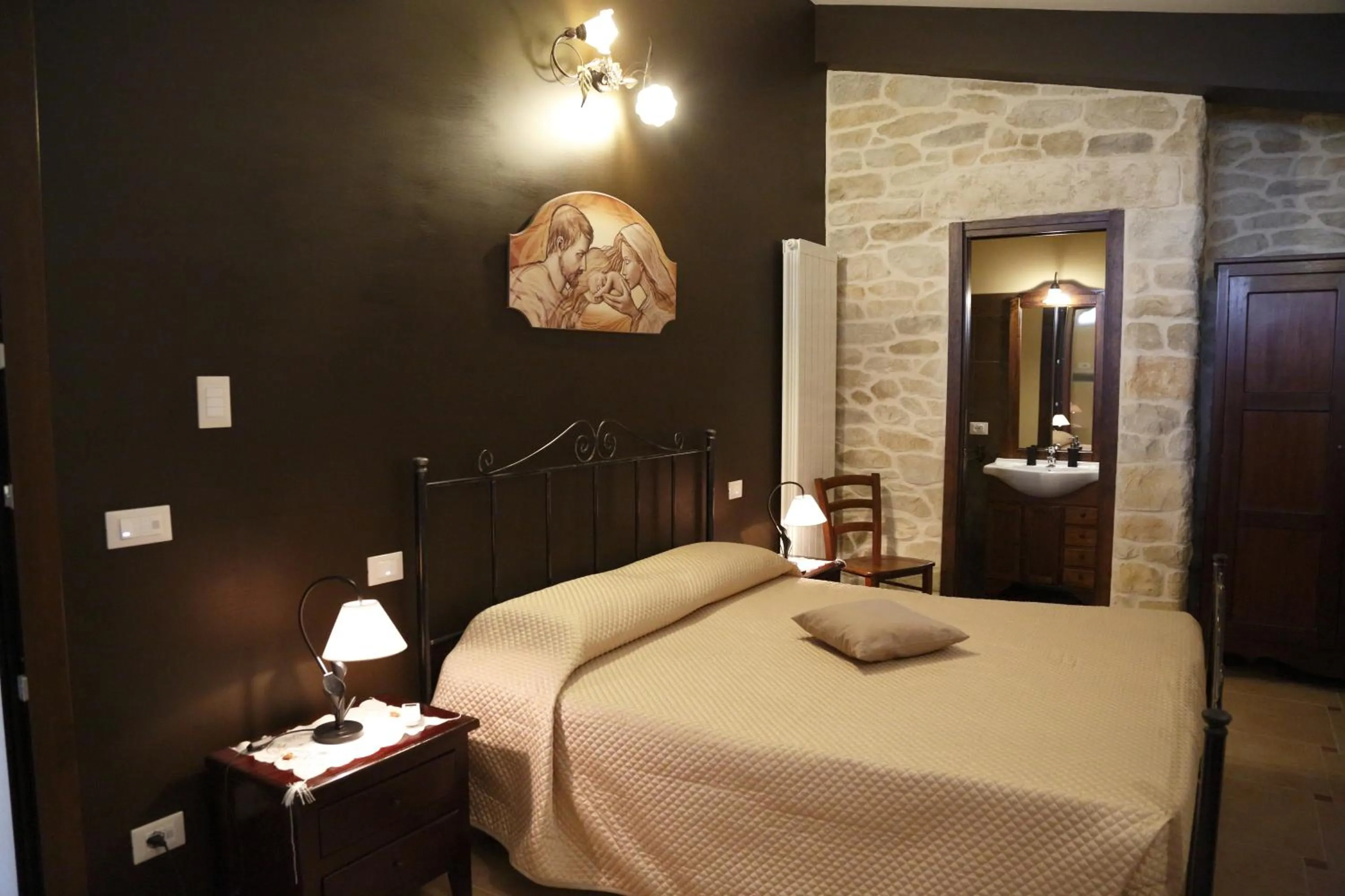 Bedroom, Bed in Il Quadrifoglio